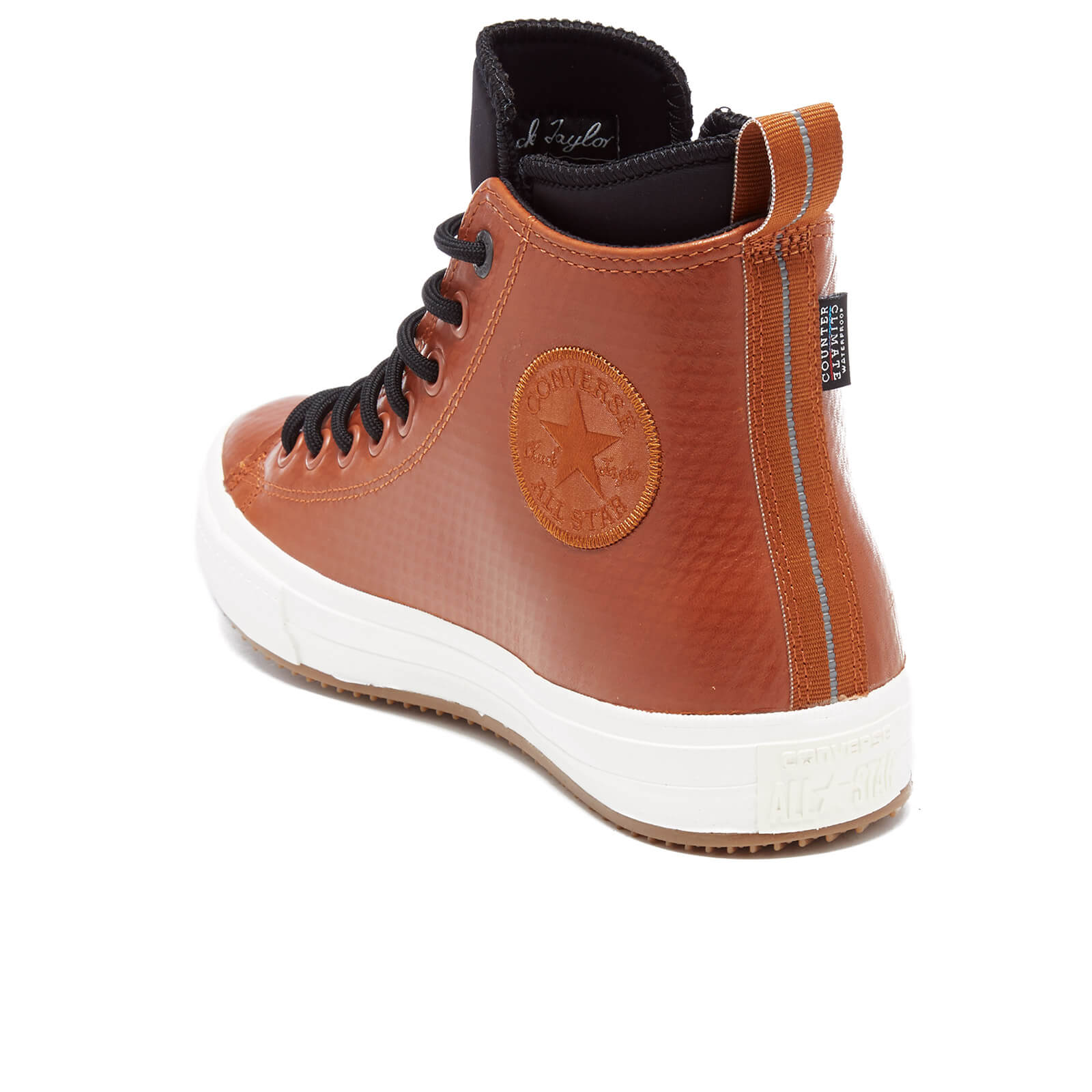 Converse Men s Chuck Taylor All Star II Leather Neoprene Boot Hi Top Trainers Antique Sepia Black Coggles