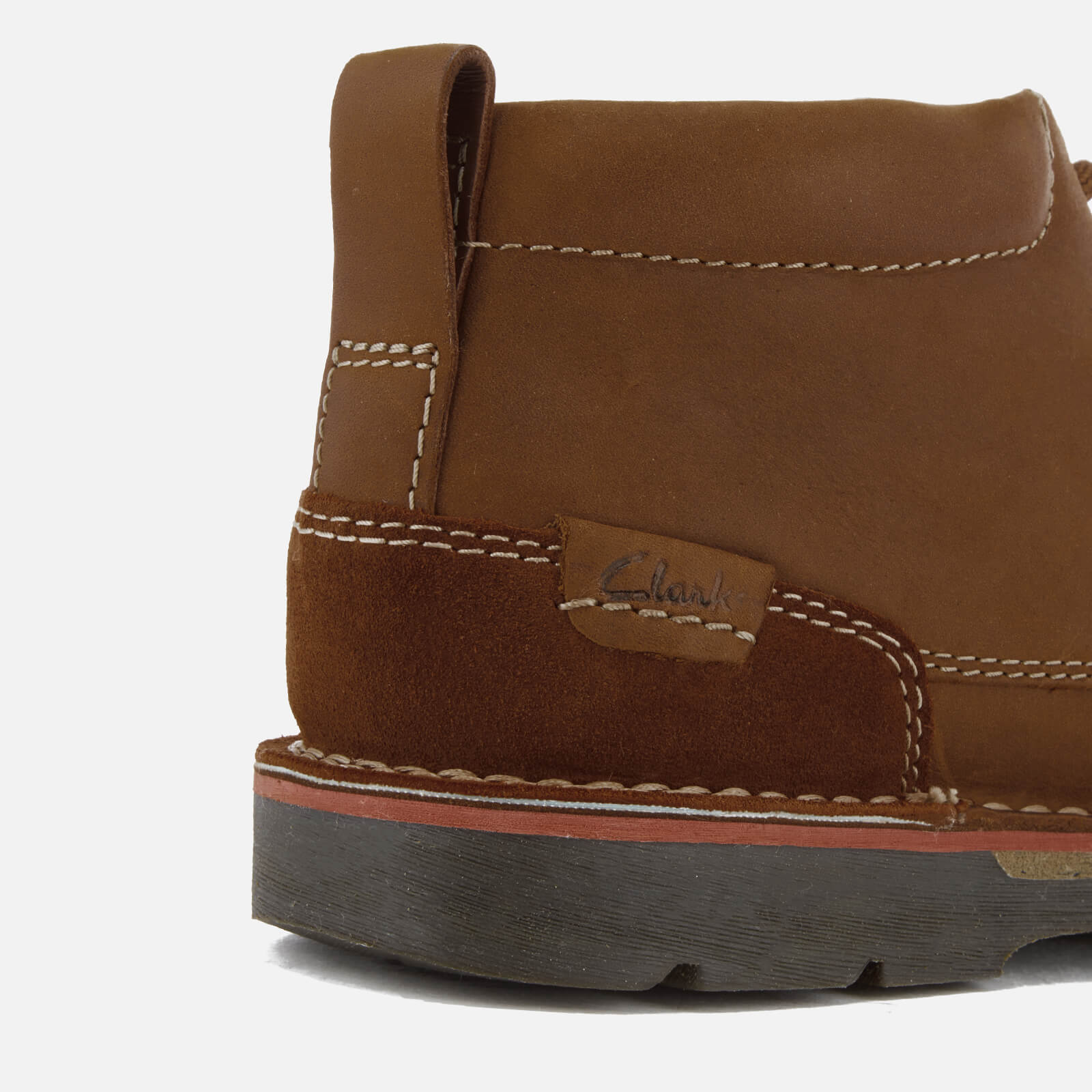 Clarks Men s Edgewick Mid Nubuck Chukka Boots Tan Allsole