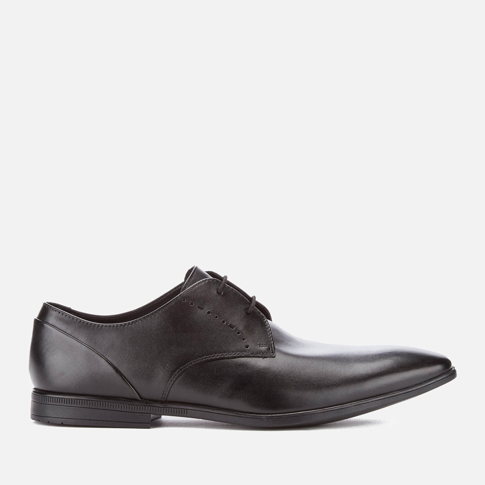 Clarks Men s Bampton Lace Leather Derby Shoes Black Allsole