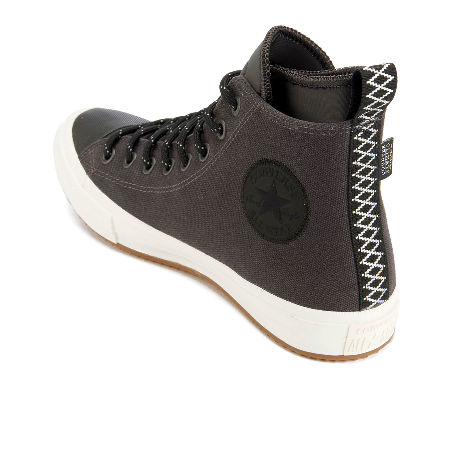 Converse Men s Chuck Taylor All Star II Shield Canvas Hi Top Trainers Almost Black Black Egret Coggles