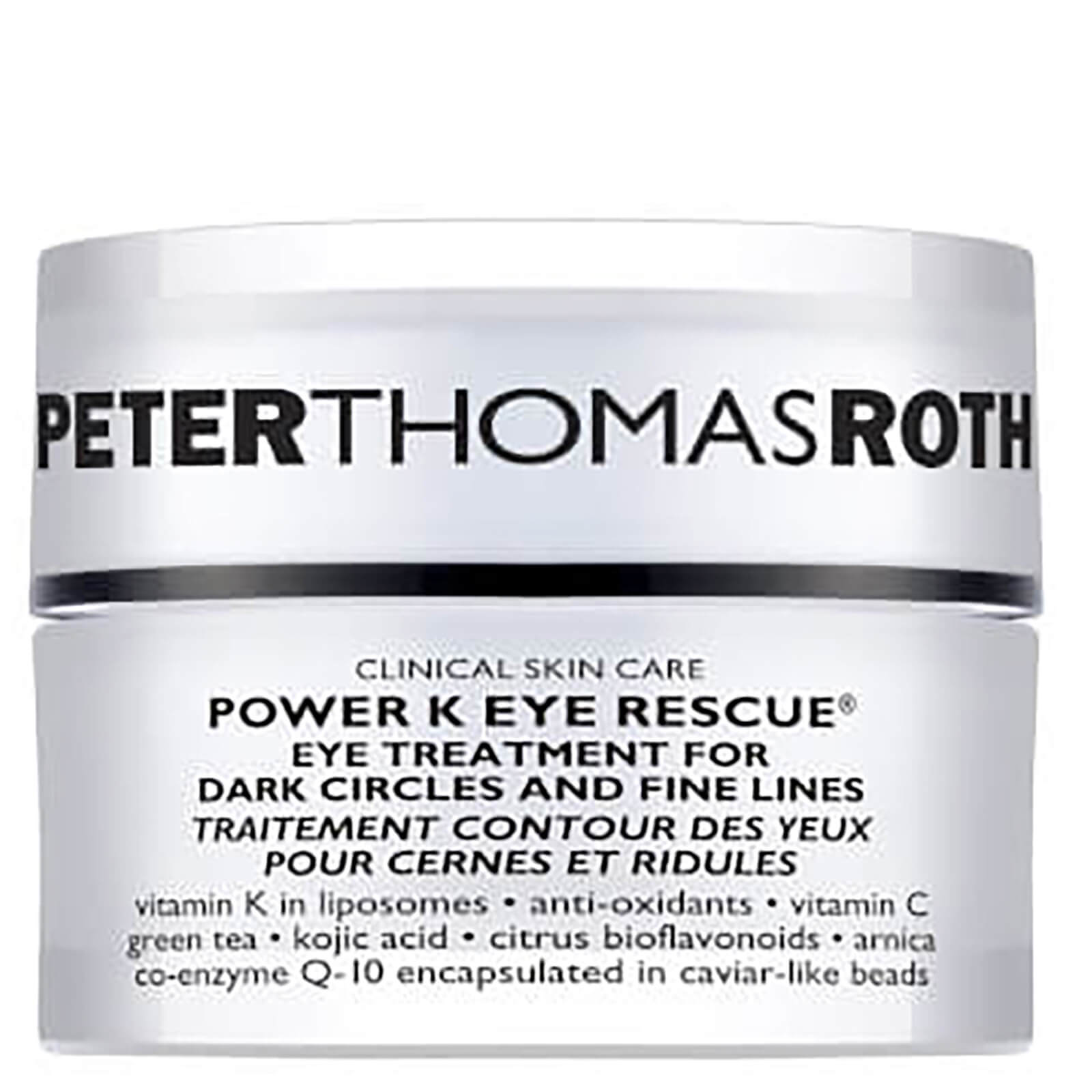 Tratamiento de ojos Power K Eye Rescue para las ojeras y las líneas finas de Peter Thomas Roth