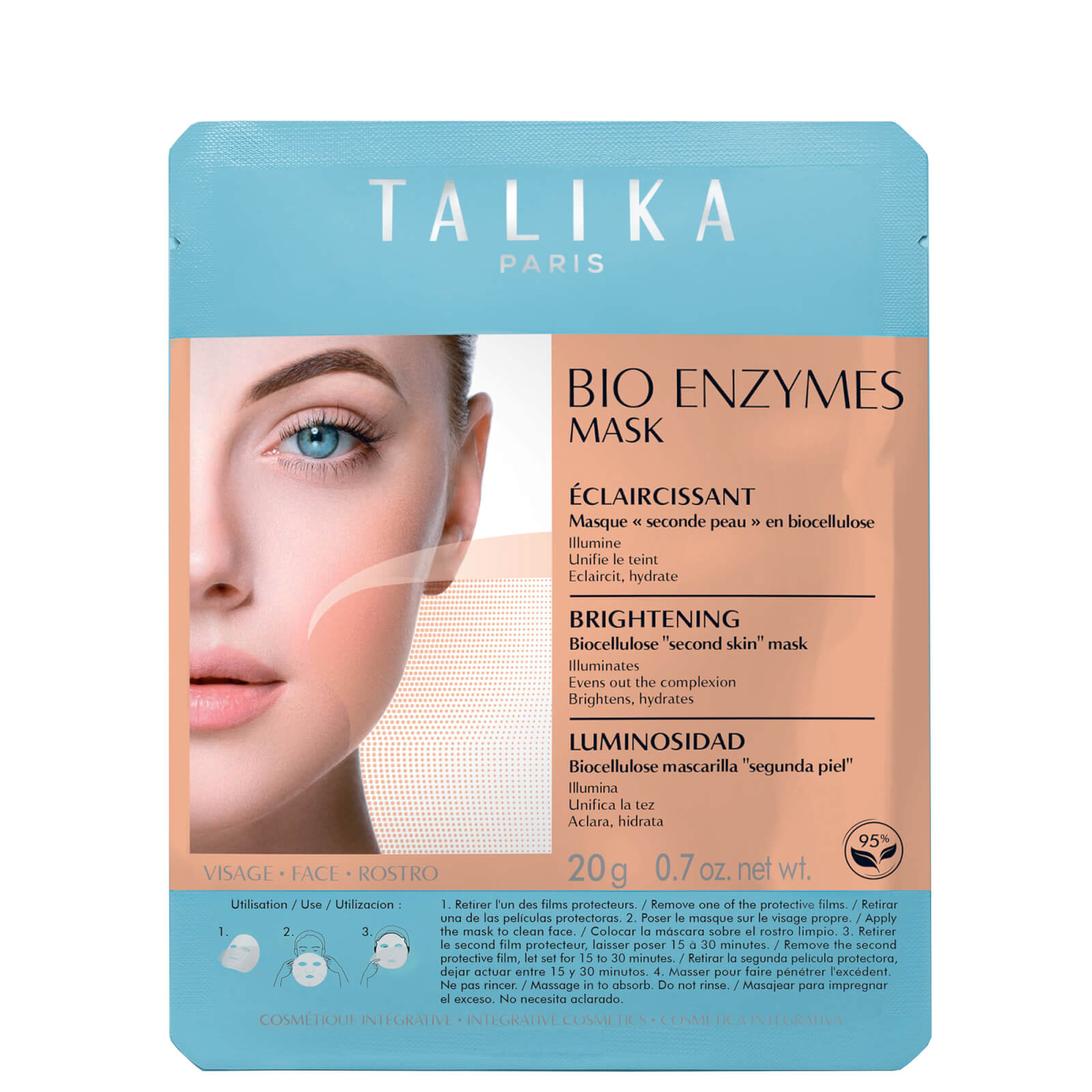 Mascarilla iluminadora Bio Enzymes Mask de Talika 20 g
