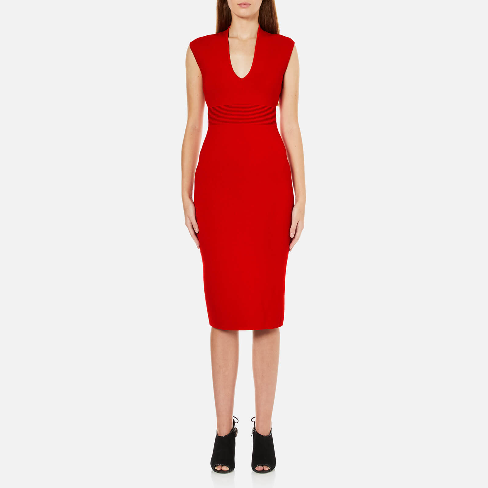 Red michael kors dress discount