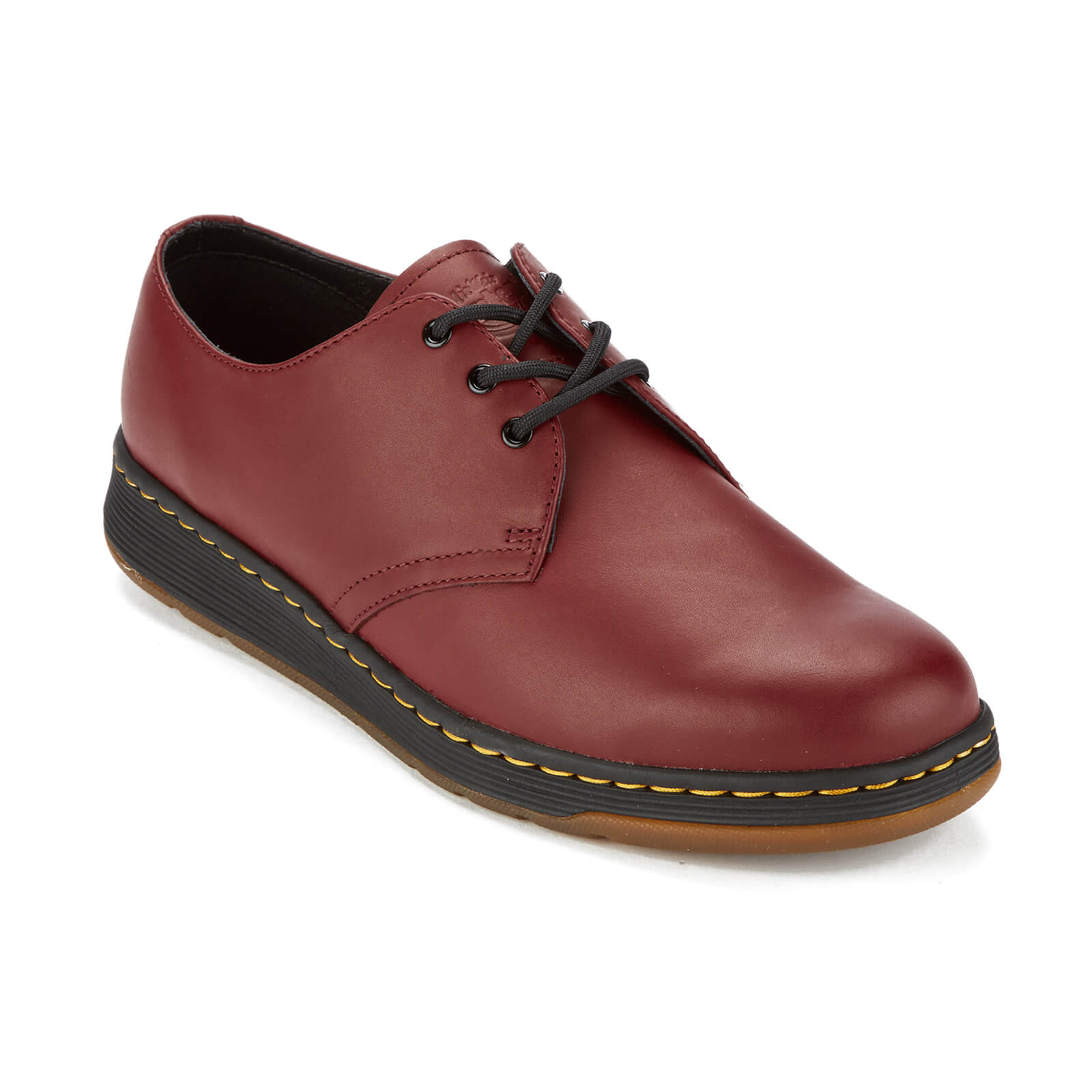 Dr. Martens Men s Lite Cavendish 3 Eye Shoes Cherry Red Allsole