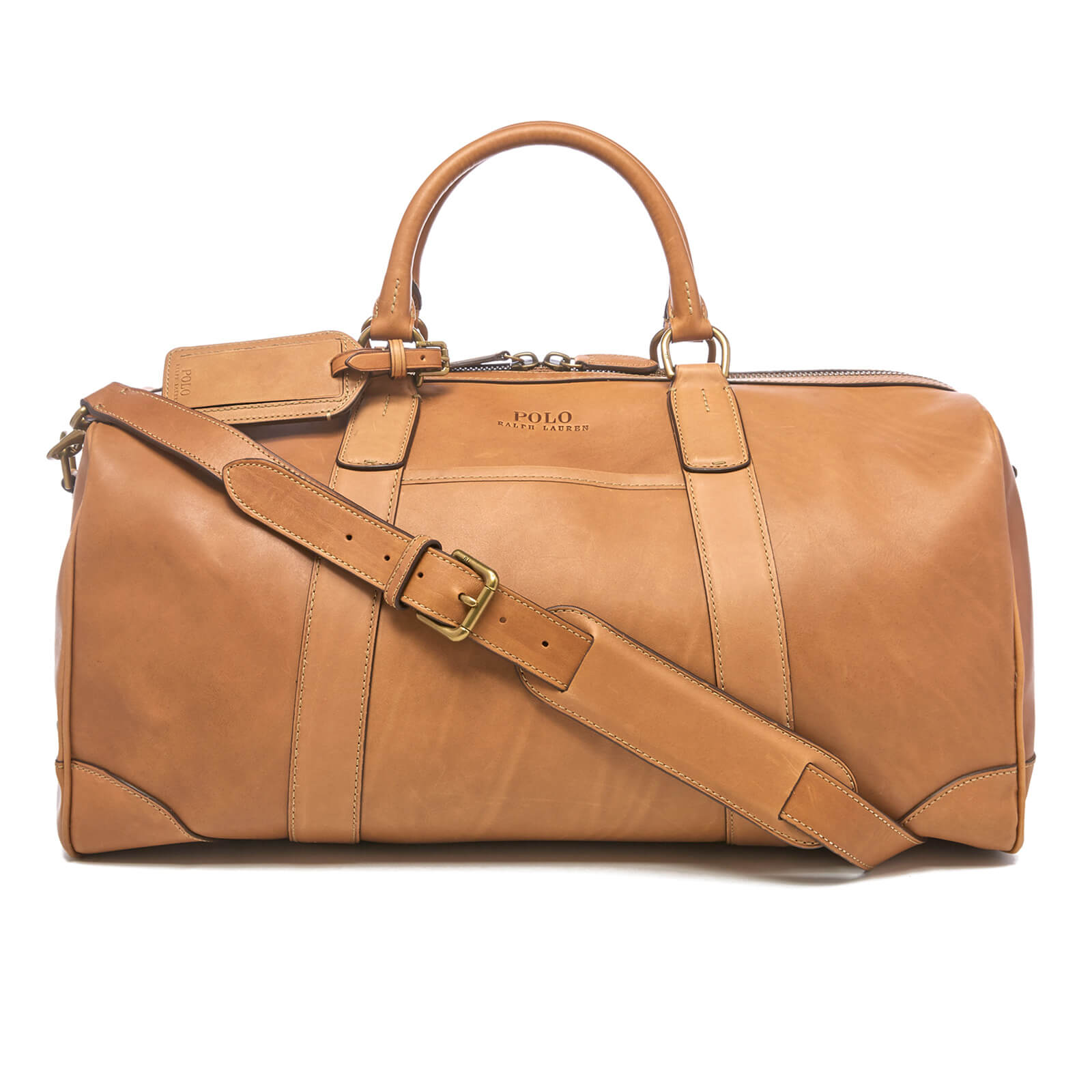 Ralph lauren cognac handbag clearance