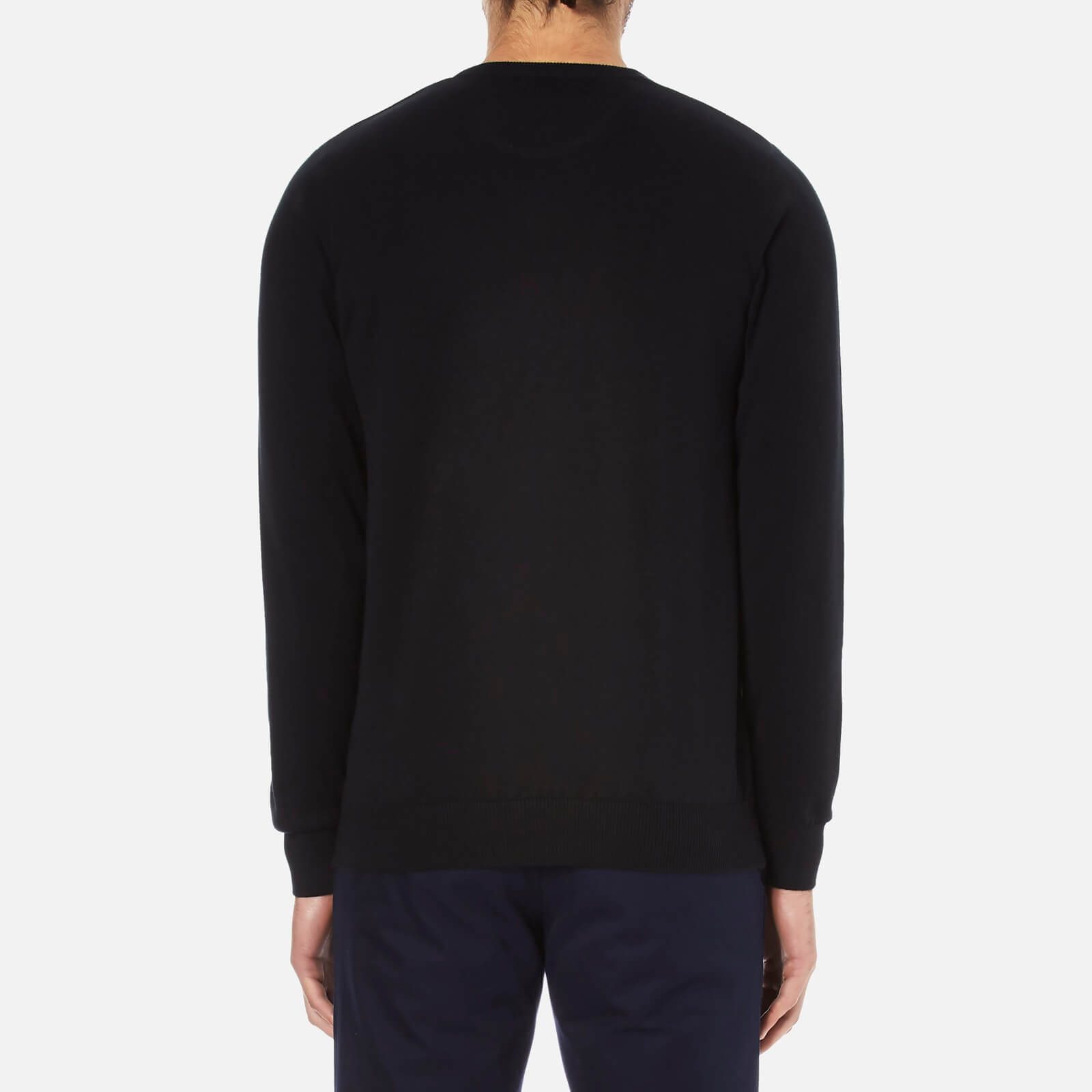 Lacoste black v neck jumper clearance