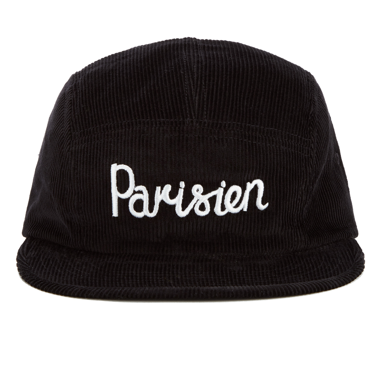 Maison Kitsuné Men's 5P Parisien Cap - Black | Coggles