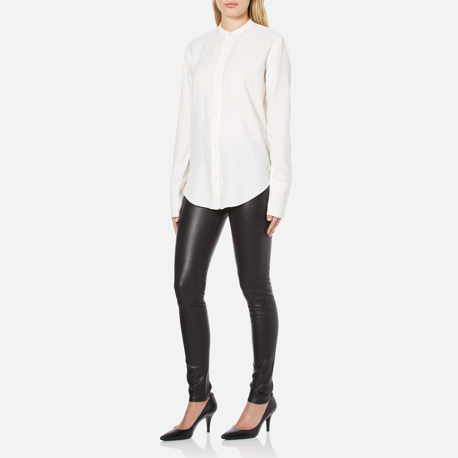 Helmut Lang Women's Stretch Leather Pants - Black | Coggles