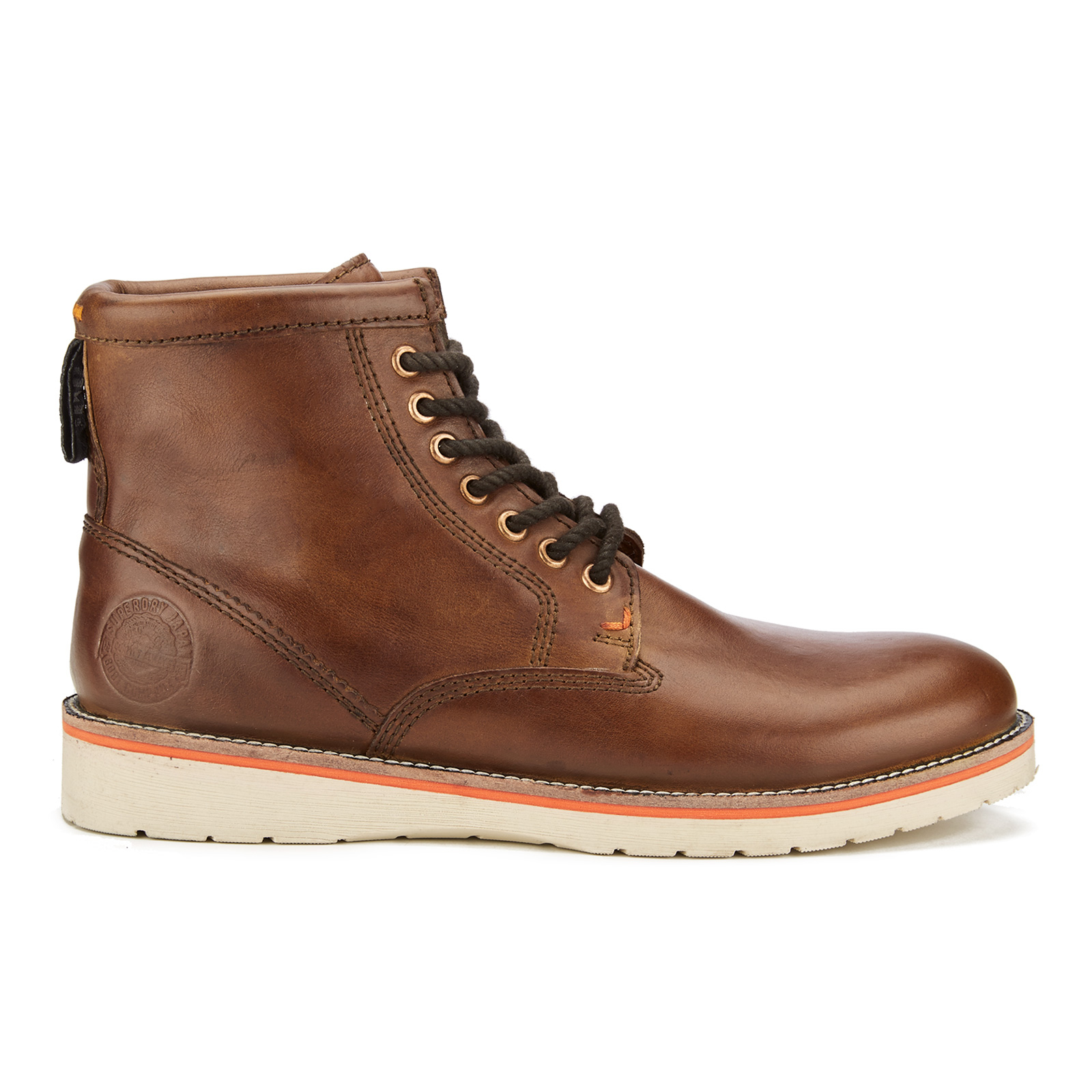 Superdry Men s Stirling Saddle Boots Saddle Brown Allsole