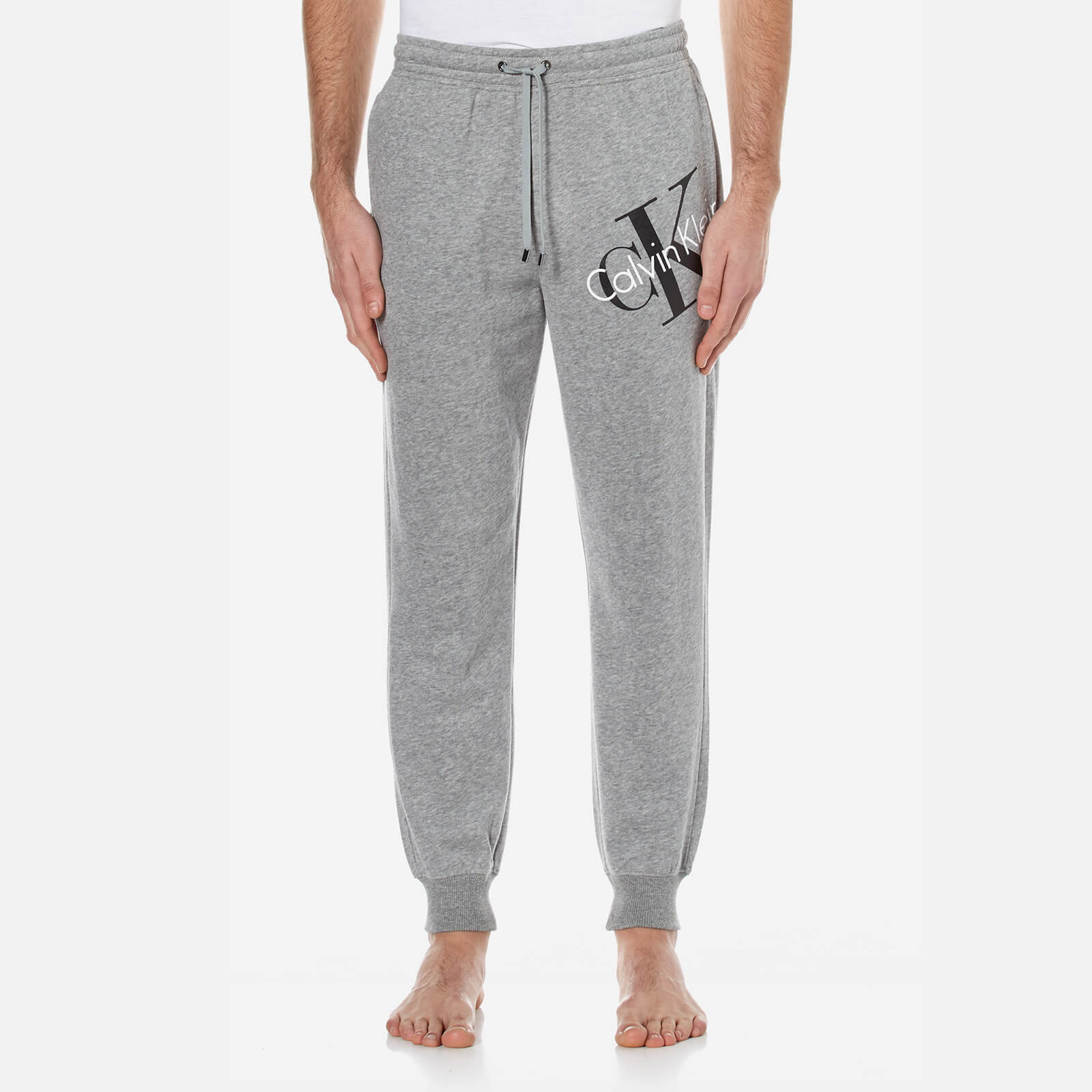 Calvin Klein Men s Large Logo Joggers Mod Grey Heather Coggles
