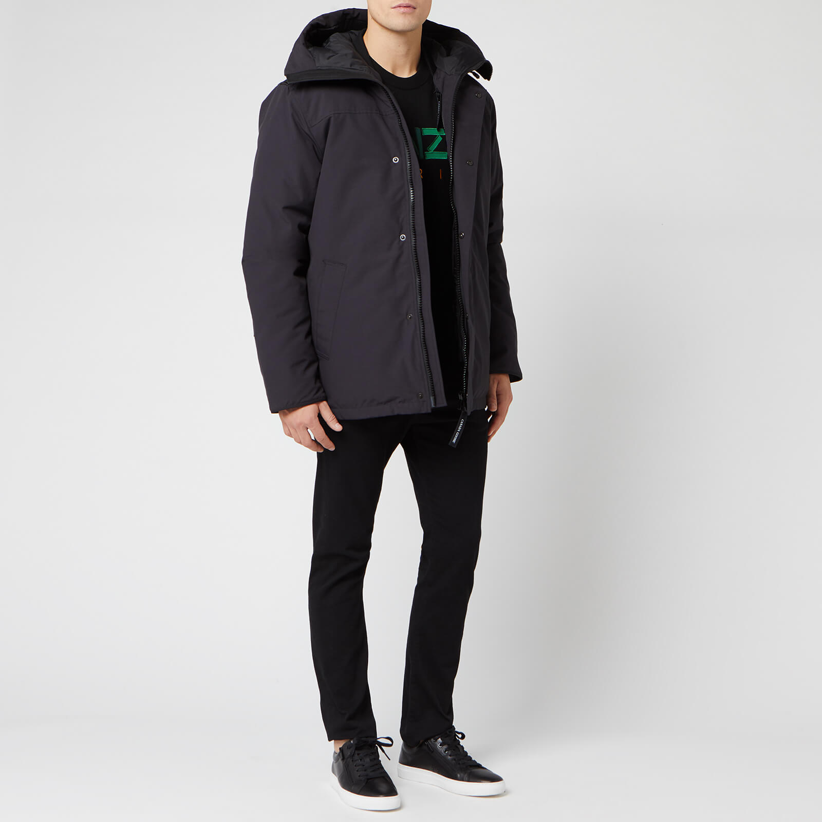 Canada Goose Men s Garibaldi Parka Jacket Black Coggles