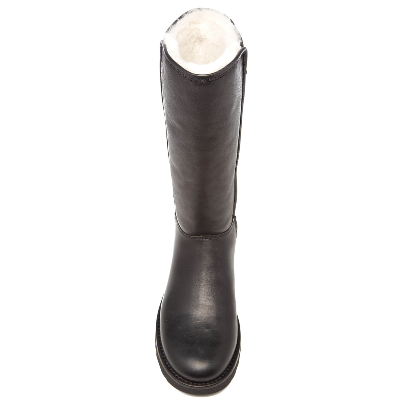 UGG Women s Abree II Leather Classic Luxe Sheepskin Boots Nero