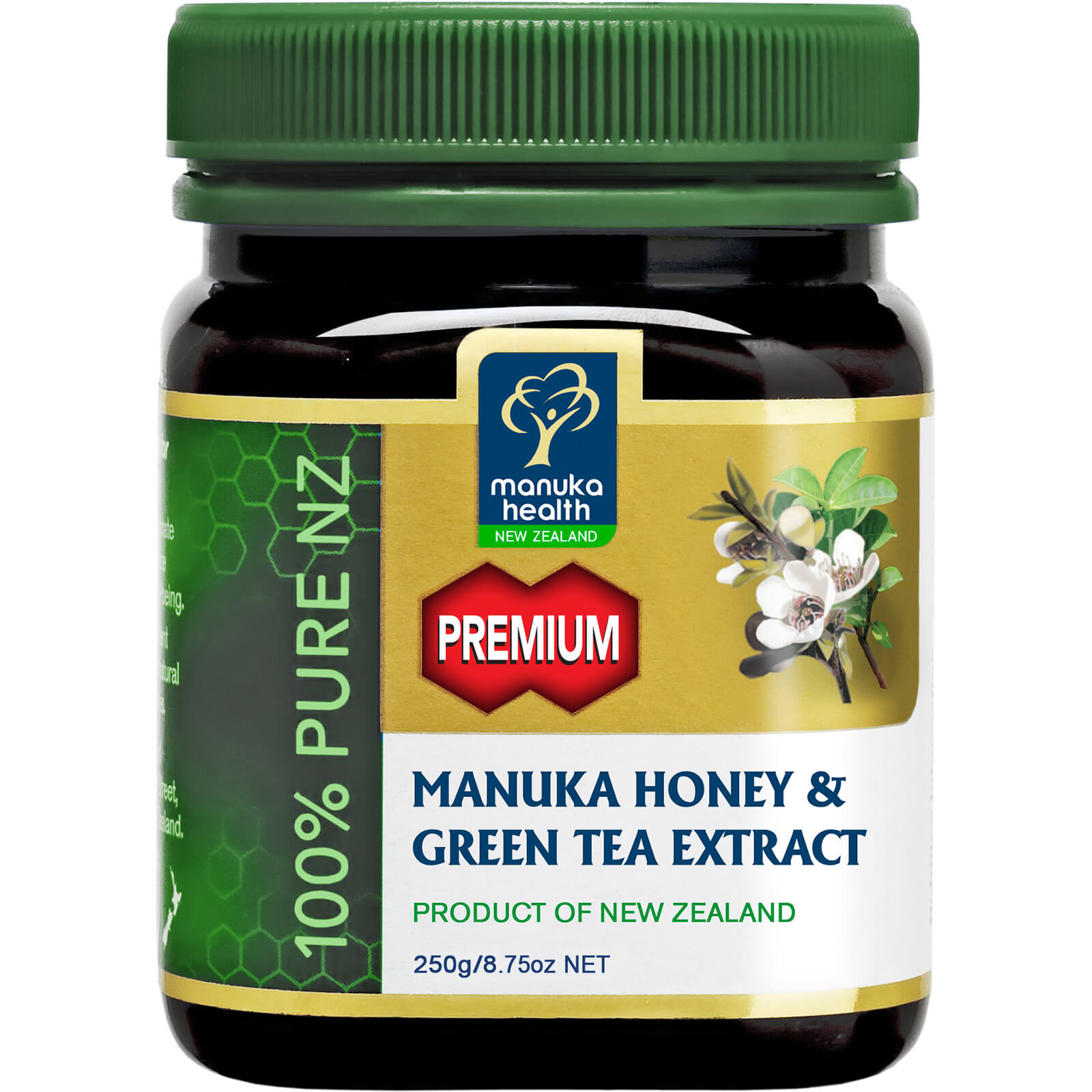 Miel de Manuka y extracto de té verde de Manuka Health