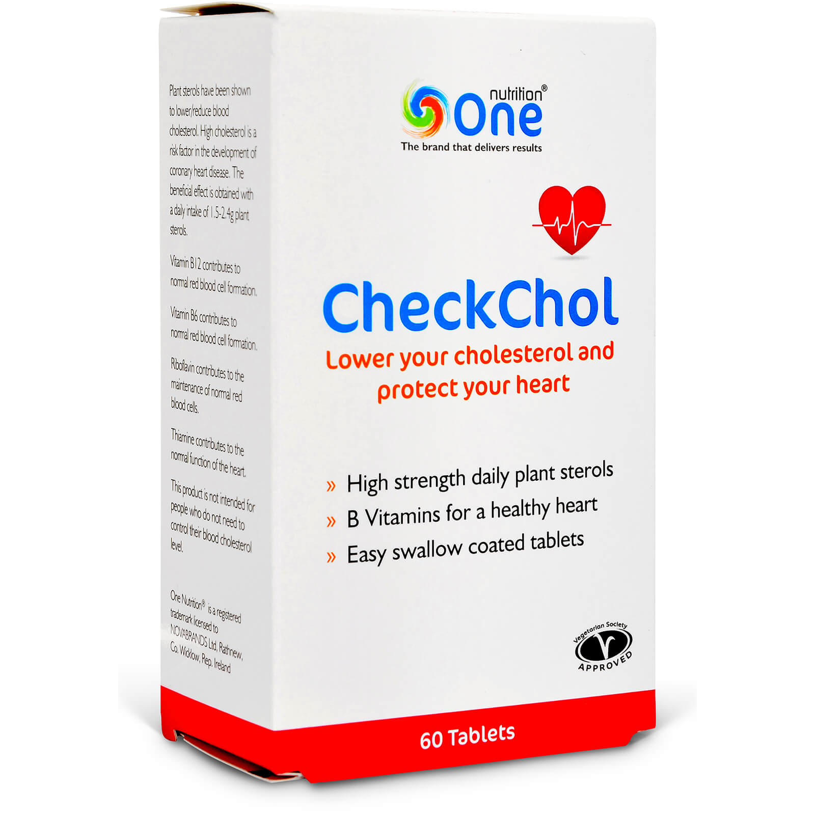 CheckChol Lower Your Cholesterol and Protect Your Heart - 60 Tablets
