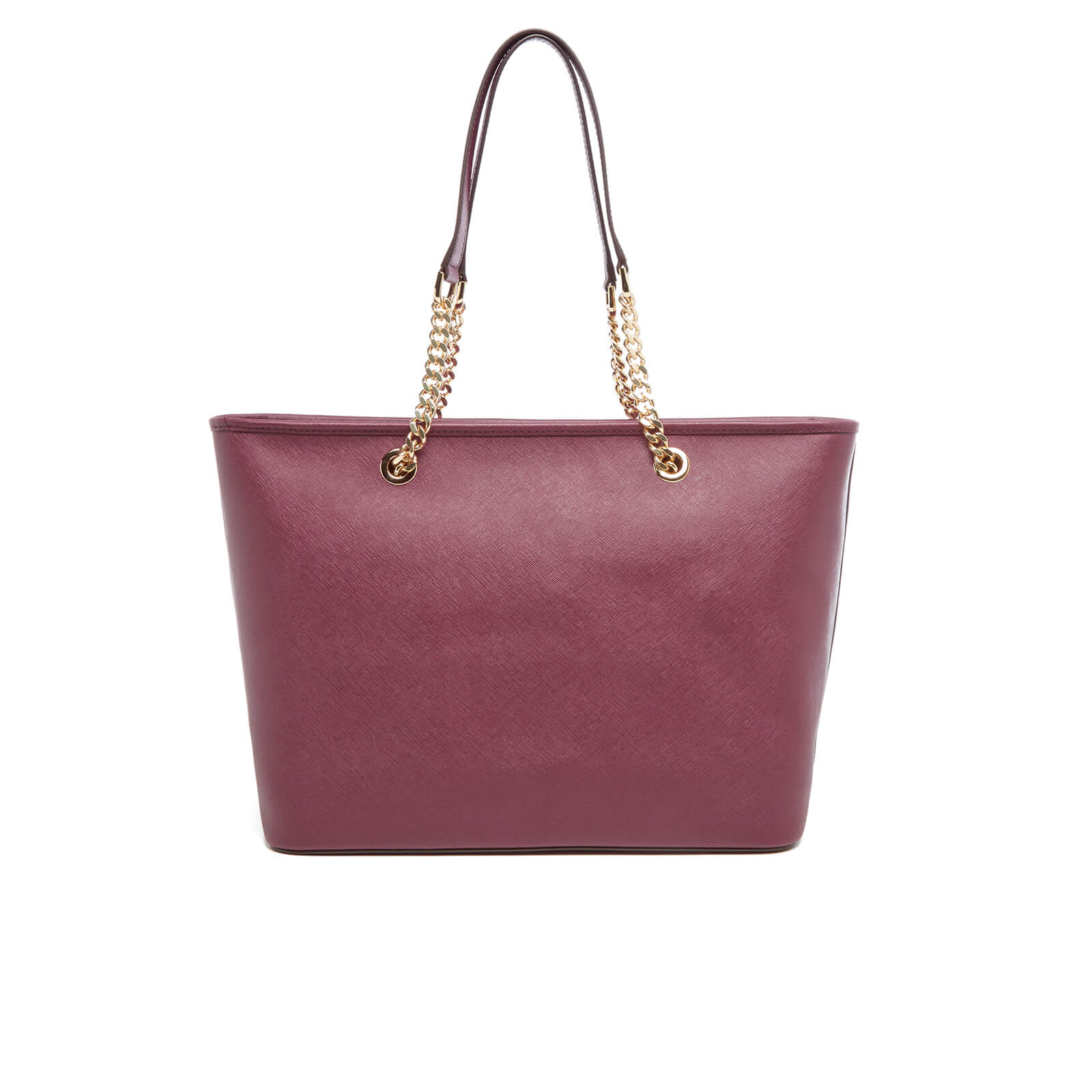 MICHAEL MICHAEL KORS Women s Jet Set Travel Chain TZ Tote Bag Plum Coggles