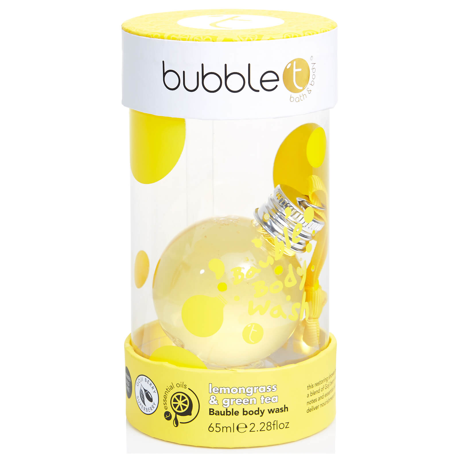 Bubble T Bath & Body - Solo Bauble 100ml (Lemongrass & Green Tea)