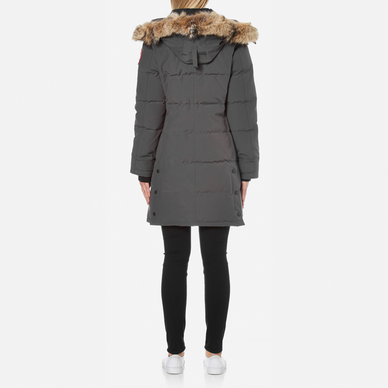 Shelburne genuine coyote fur trim down parka canada goose 2025