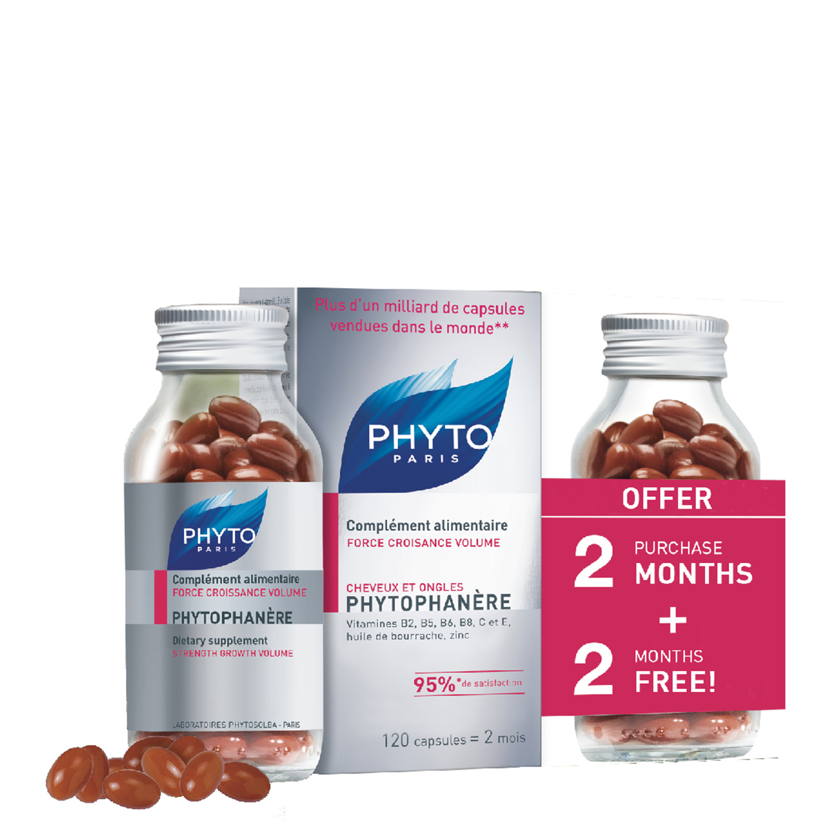 Phyto Phytophanère Duo 240 Capsules