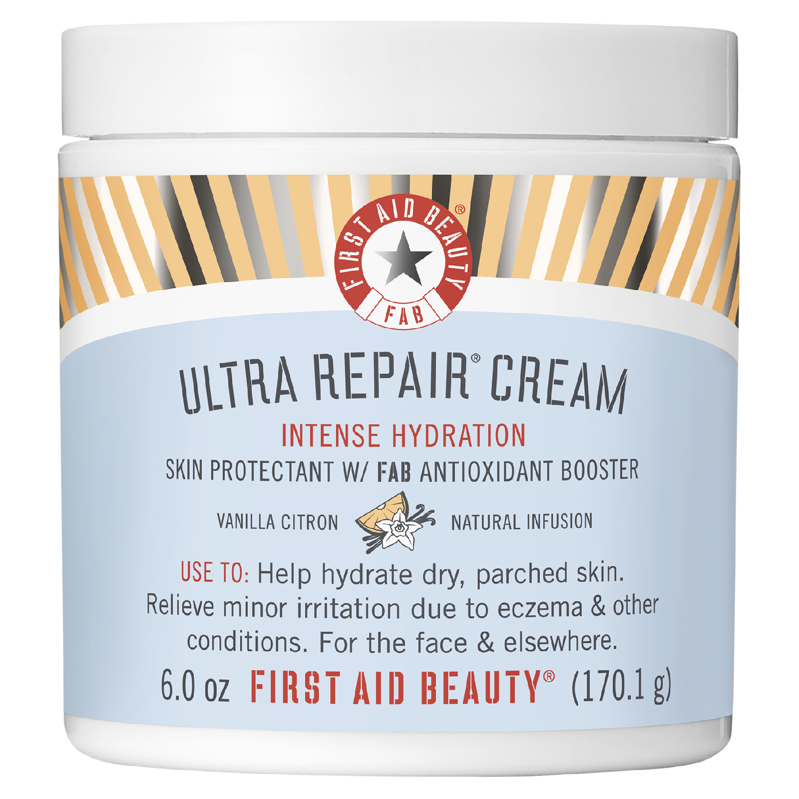 Crema Ultra Repair® Vanilla Citron de First Aid Beauty (170 g)