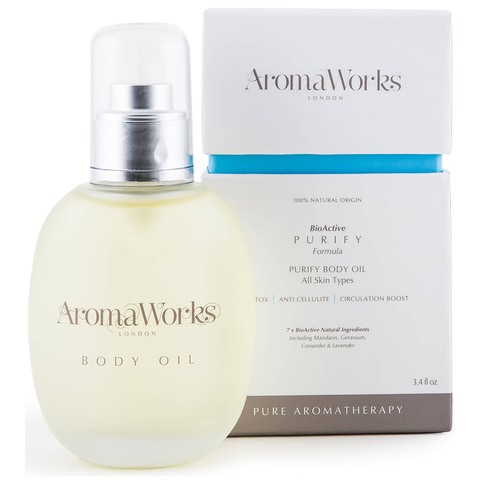 Aceite corporal Purify de AromaWorks 100 ml