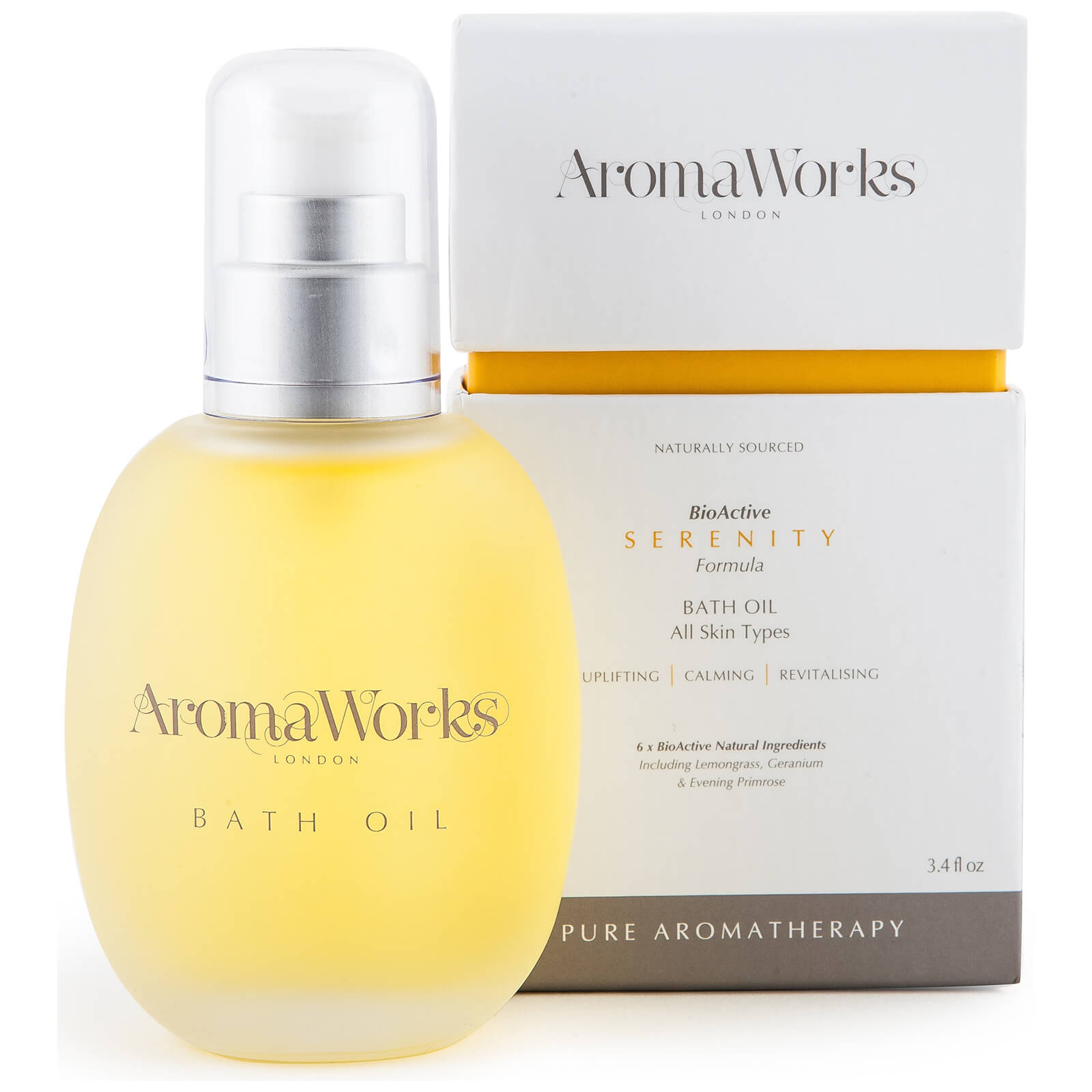 Aceite de baño Serenity de AromaWorks 100 ml