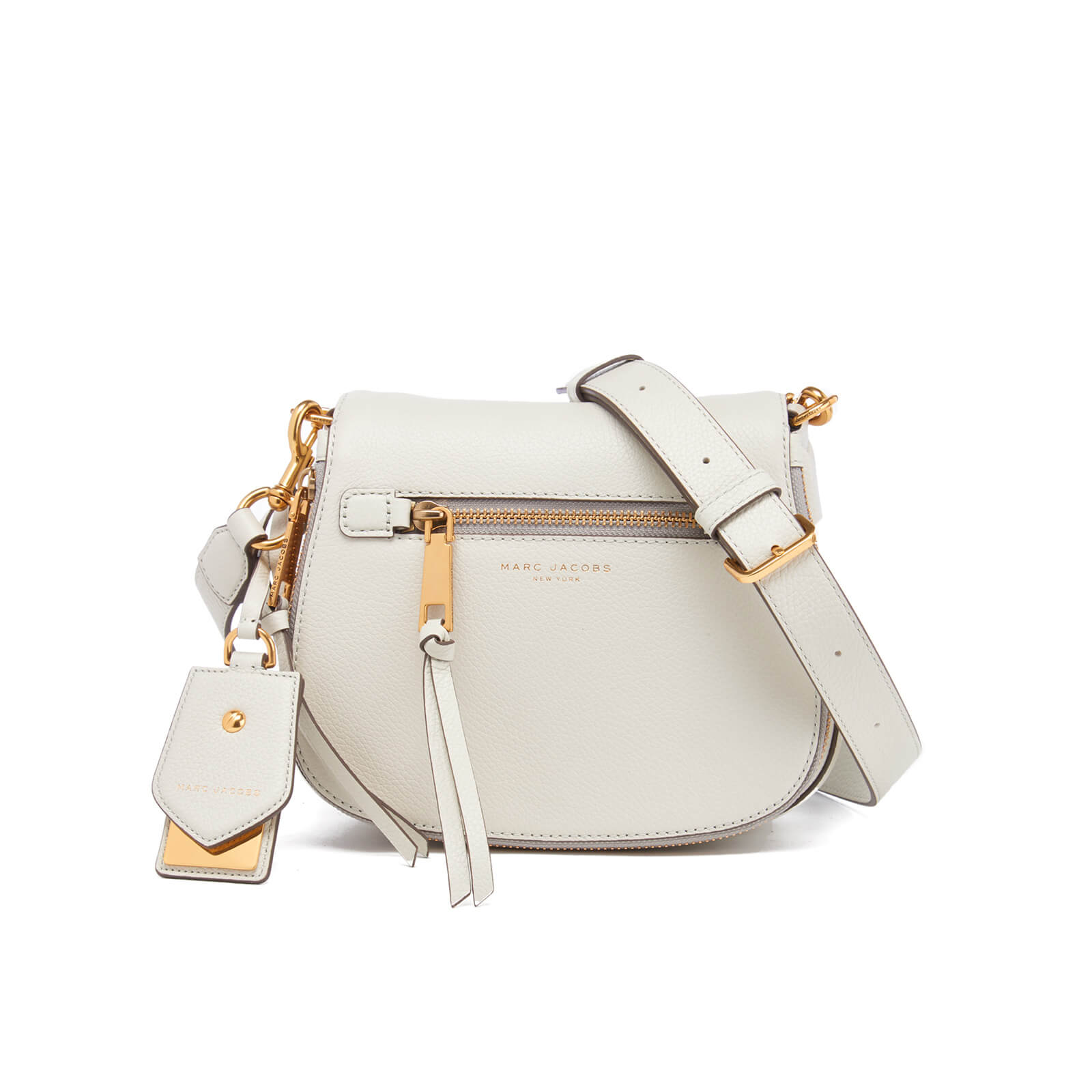 Marc Jacobs Women s Recruit Small Nomad Leather Shoulder Cross Body Bag Dove Coggles