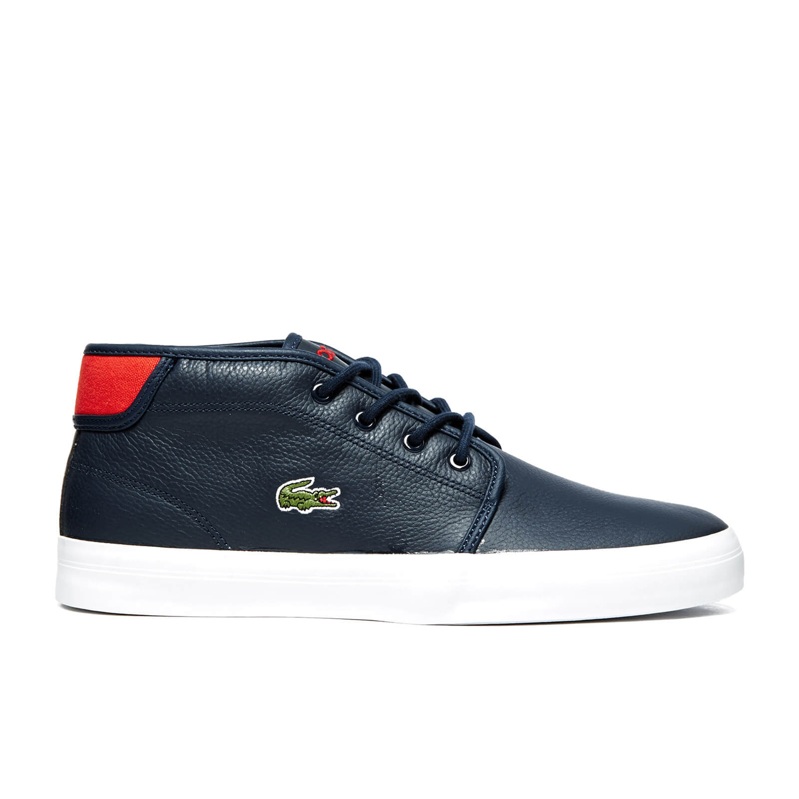 Lacoste Men s Ampthill Chunky SPM Hi Top Trainers Dark Blue Dark Blue Coggles
