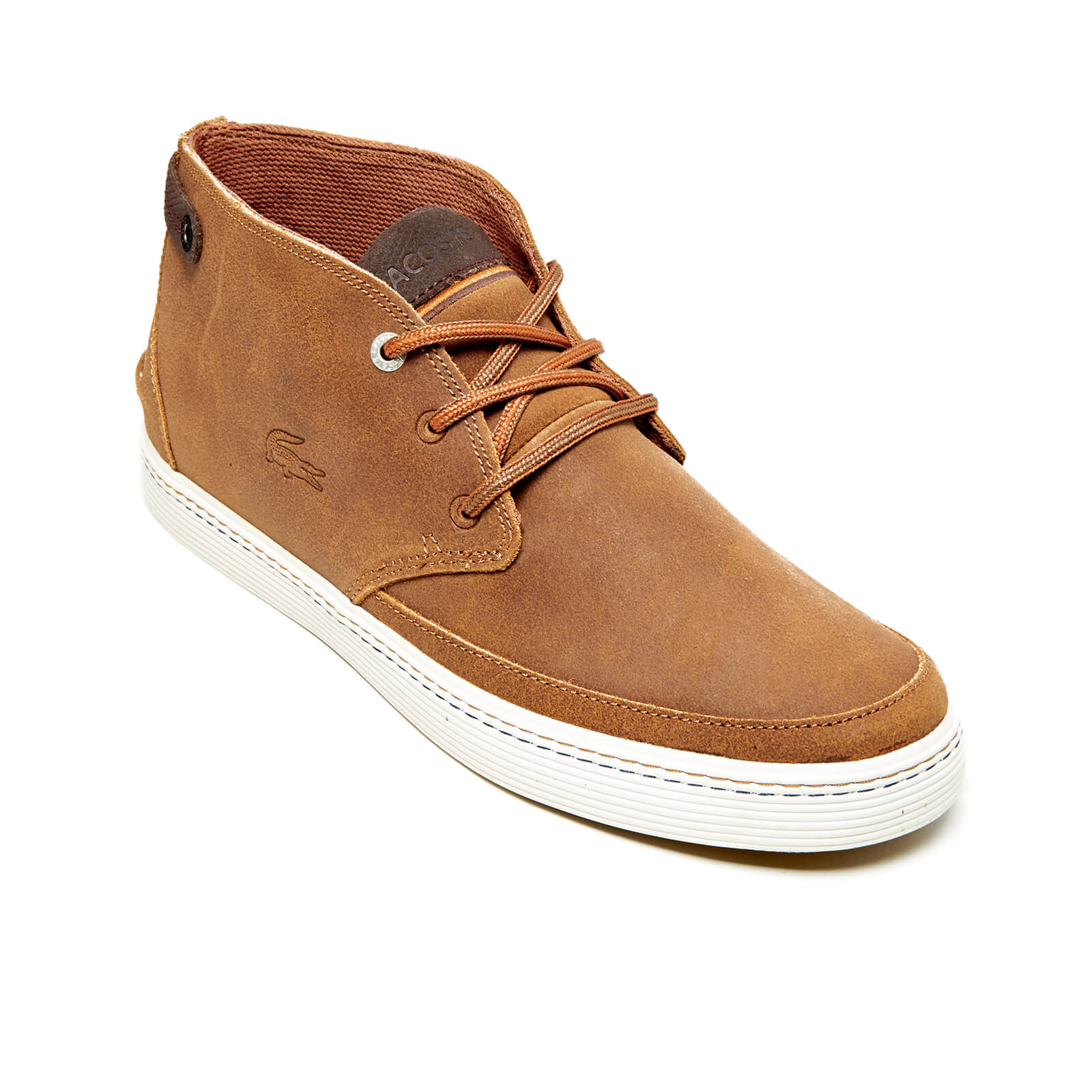 Lacoste Men s Clavel 18 Ap SRM Chukka Boots Brown Allsole