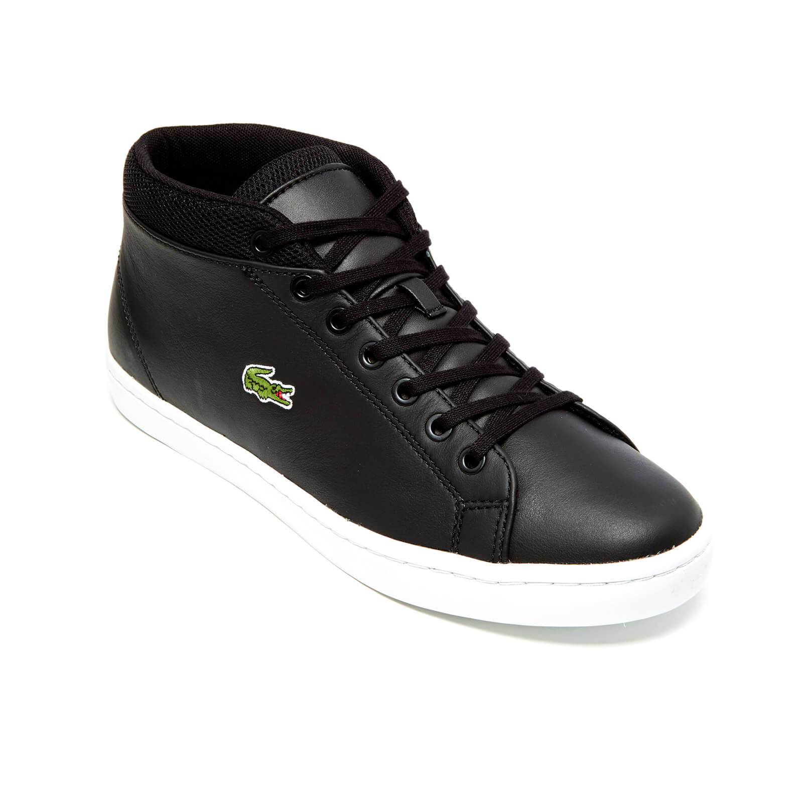 Lacoste Men s Straightset Chukka 316 3 SPM Hi Top Trainers Black Coggles