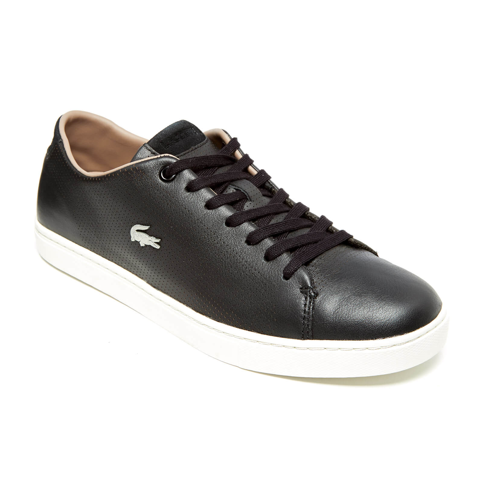 Lacoste Men s Showcourt SRM Trainers Black Allsole