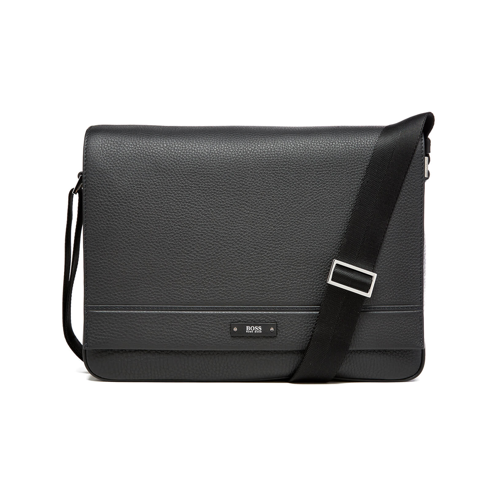 BOSS Hugo Boss Men s Traveller Mess Flap Messenger Bag Black Coggles