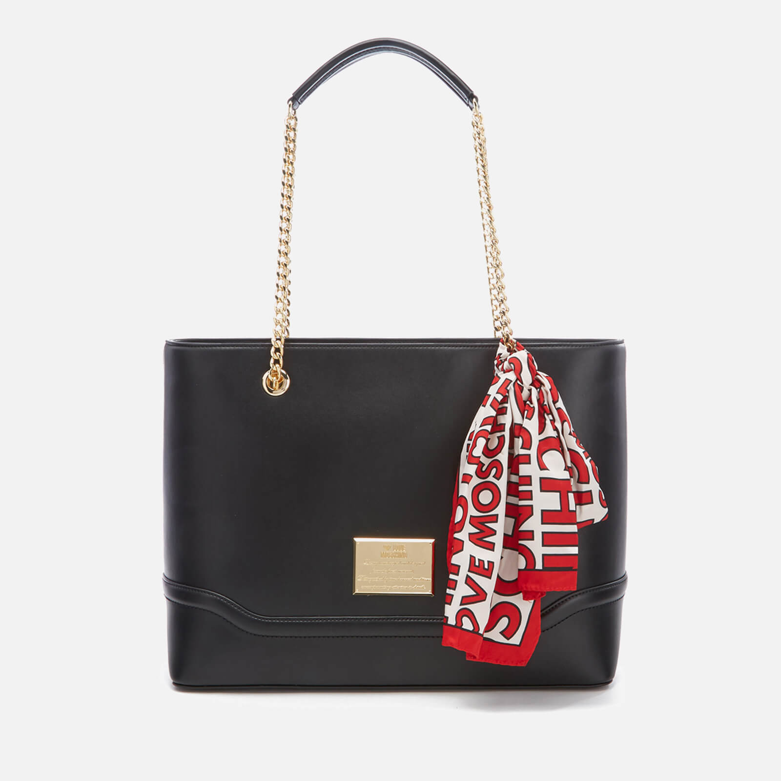 Love Moschino Women s Chain Tote Bag Black Coggles