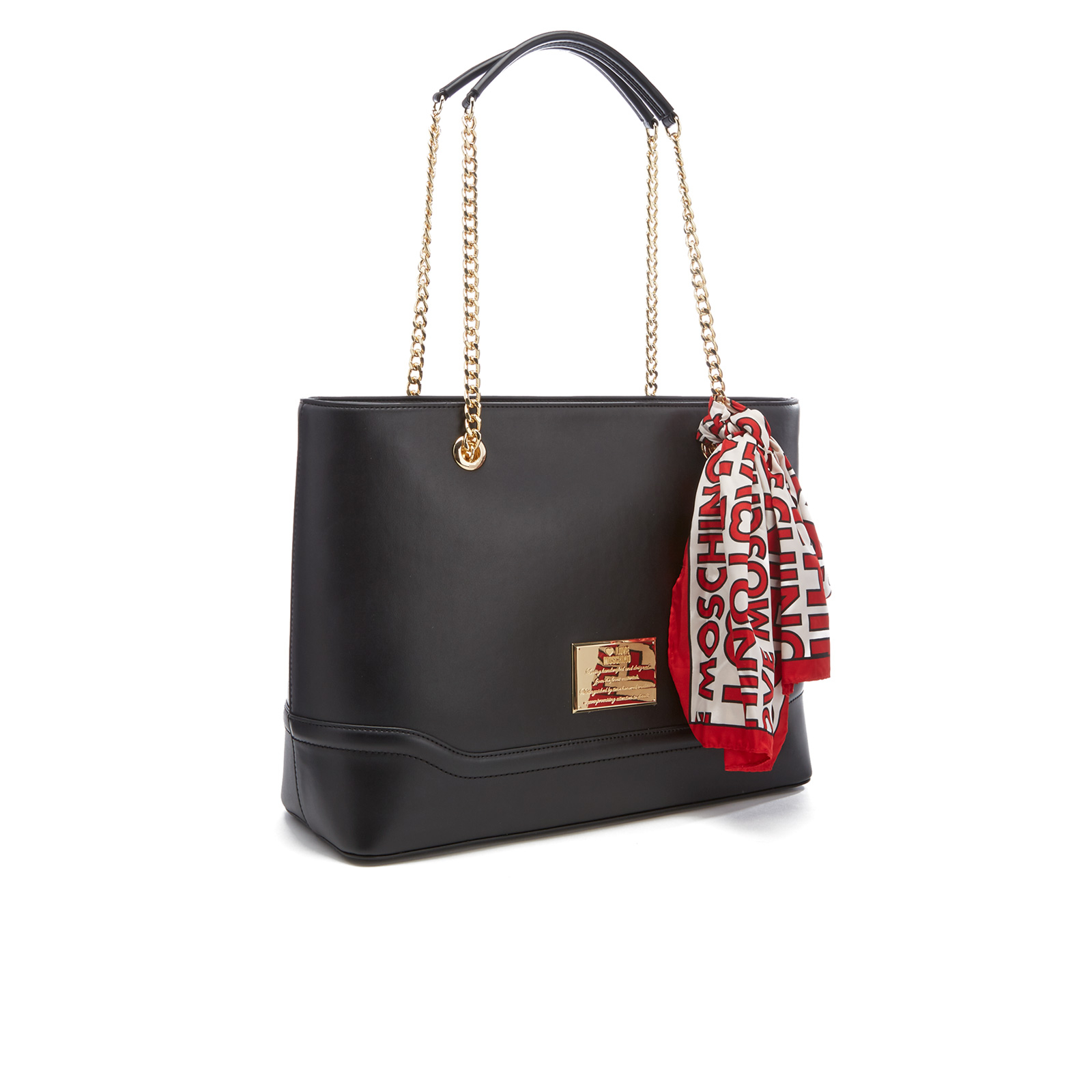 Love Moschino Women s Chain Tote Bag Black Coggles
