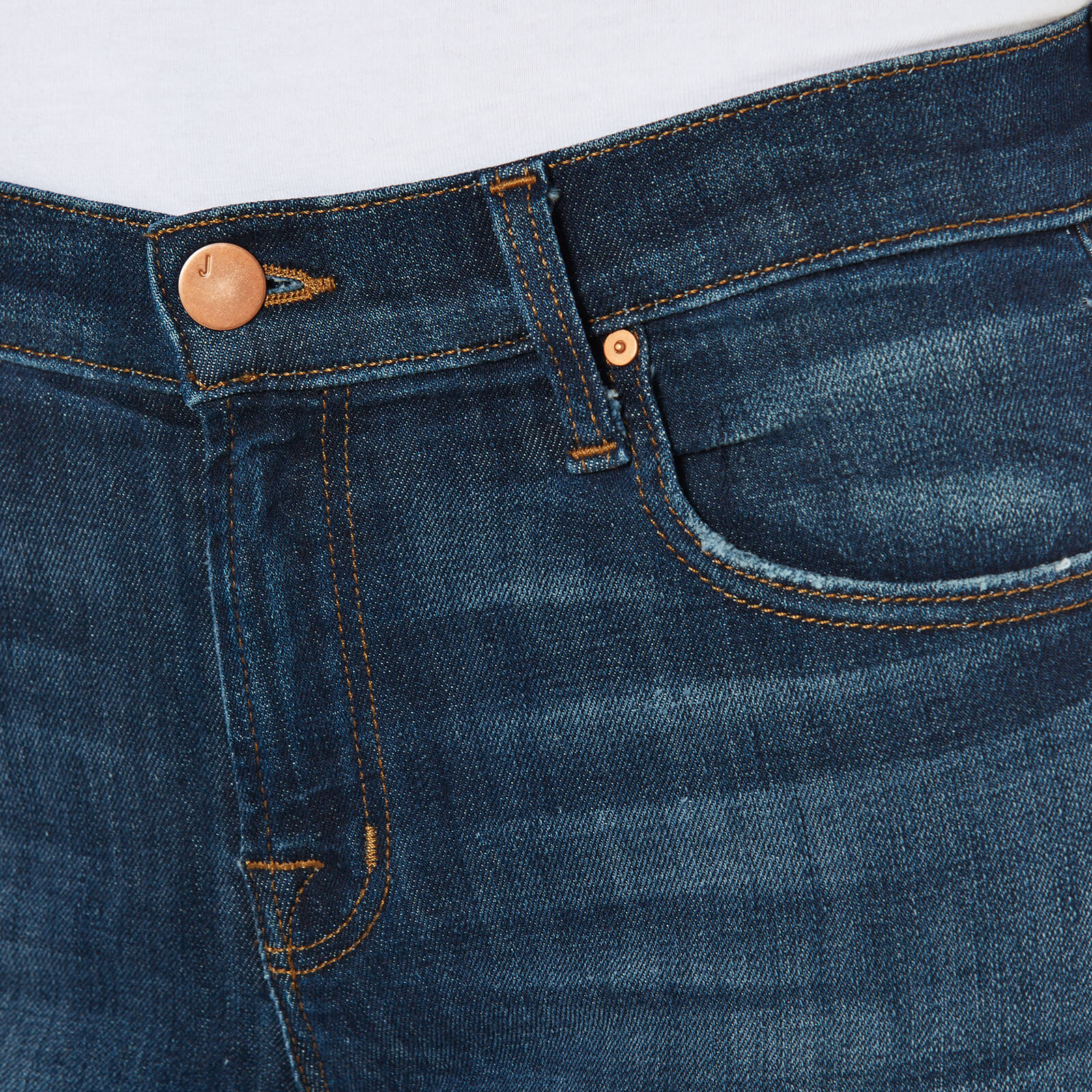 J Brand Women's Mid Rise Cross Hatch Super Stretch Capri