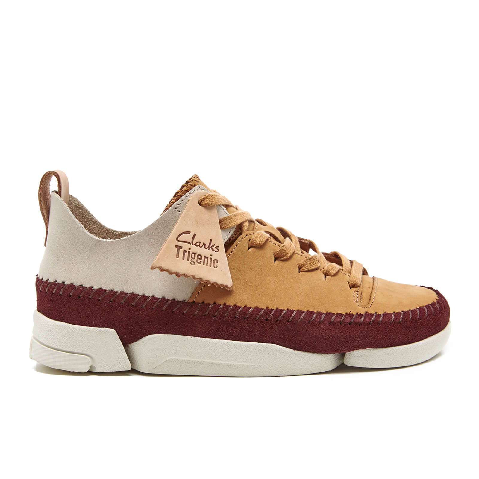 Clarks trigenic flex burgundy best sale