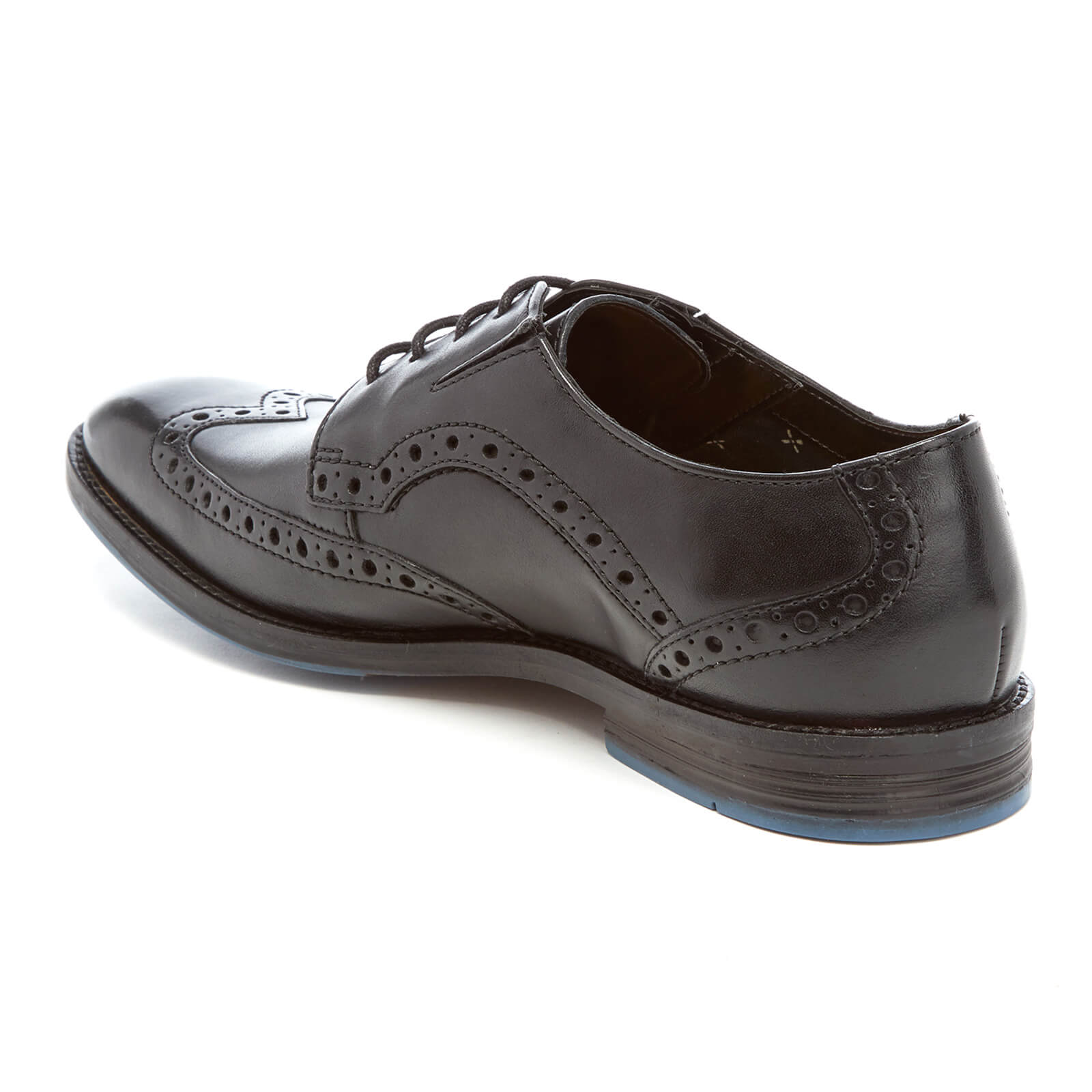 Clarks Men s Prangley Limit Leather Brogues Black Allsole