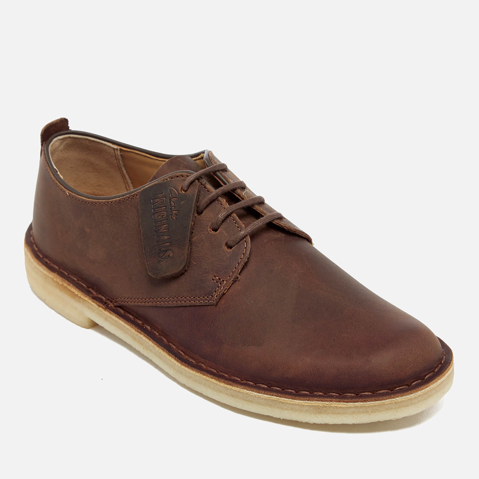 Clarks Originals Men s Desert London Derby Shoes Beeswax Leather Coggles