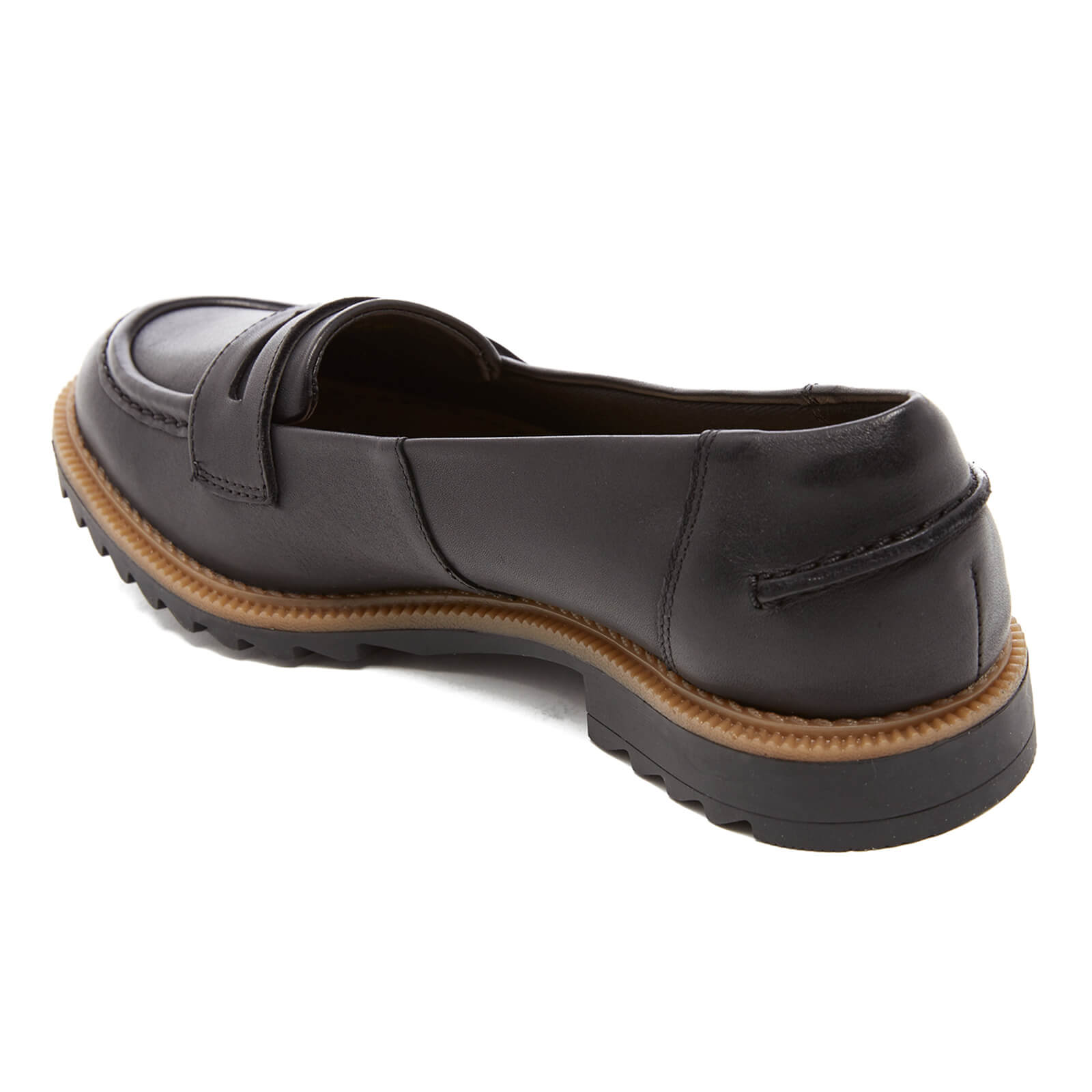 Clarks Women s Griffin Milly Leather Loafers Black Allsole