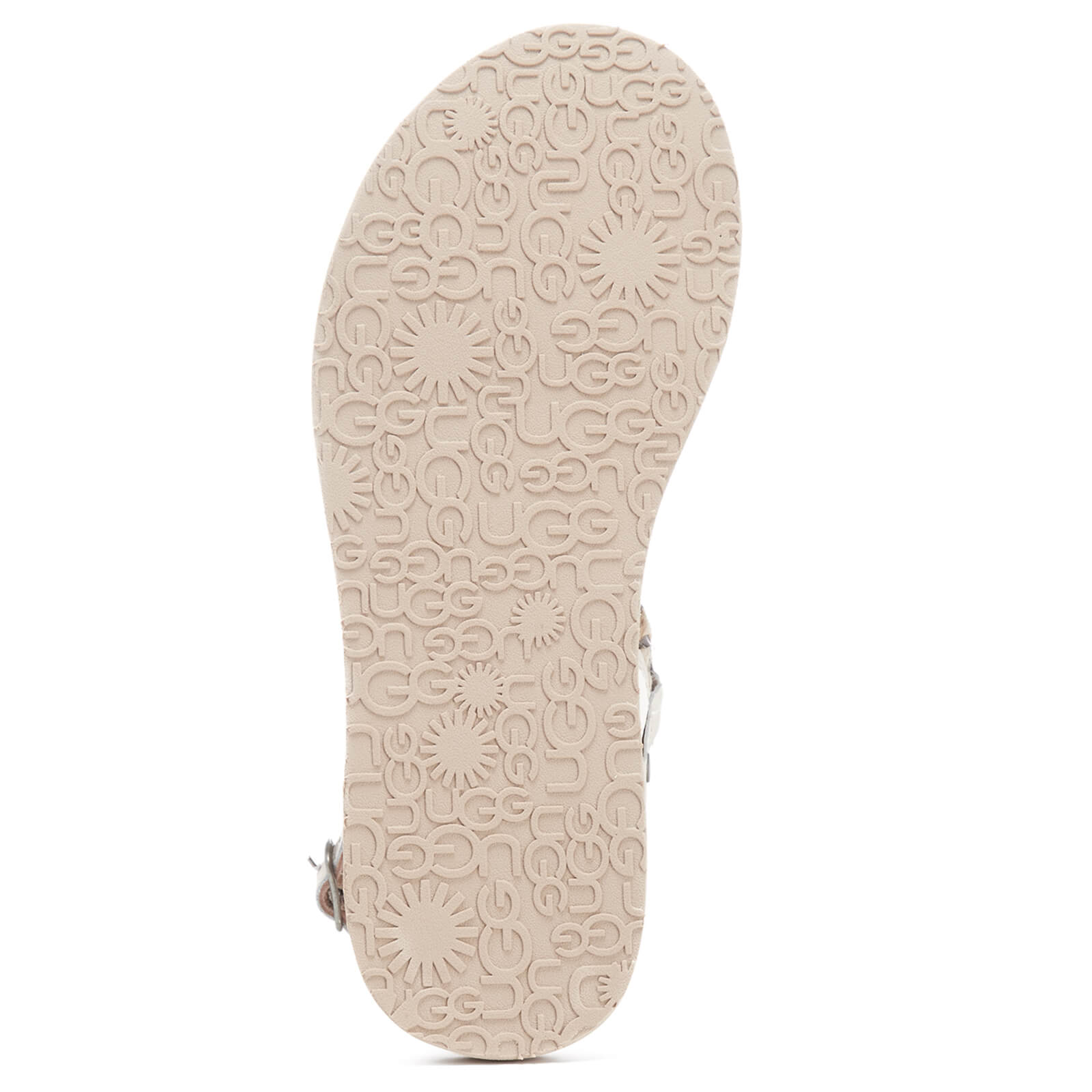 UGG Women s Elin Leather Braided Double Strap Flat Sandals