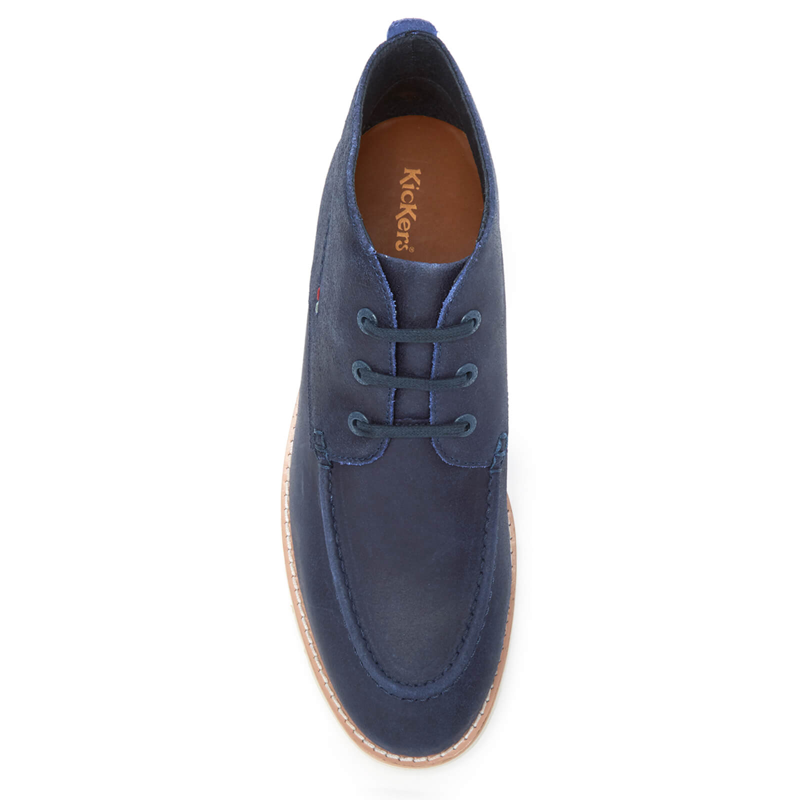 Kickers Men s Kymbo Moccasin Suede Boots Dark Blue 6.5 Allsole