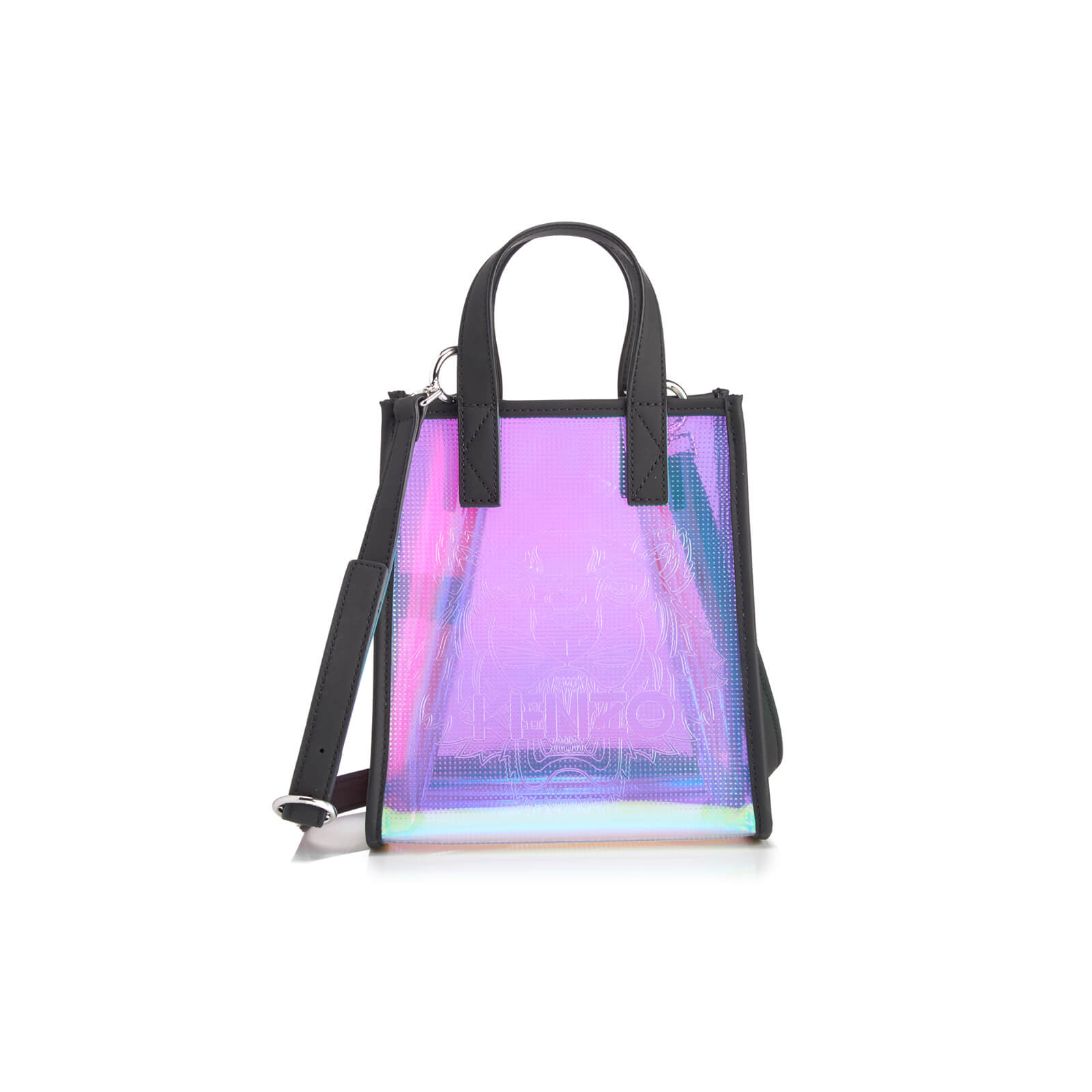 KENZO Women s Icons Mini Tiger Tote Bag Iridescent Coggles