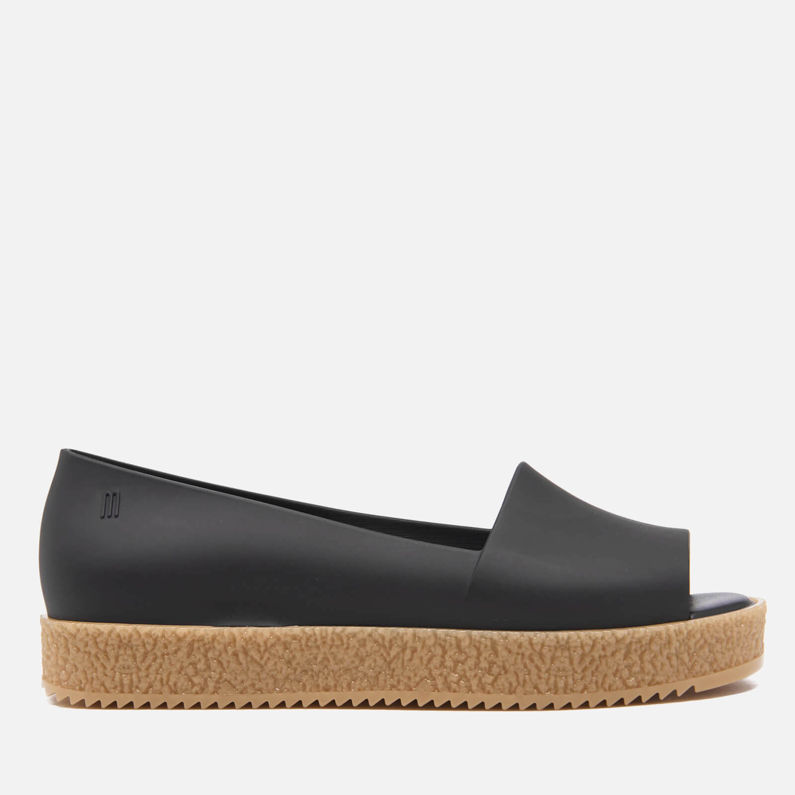 Melissa Women s Puzzle Peep Toe Flats Black Allsole