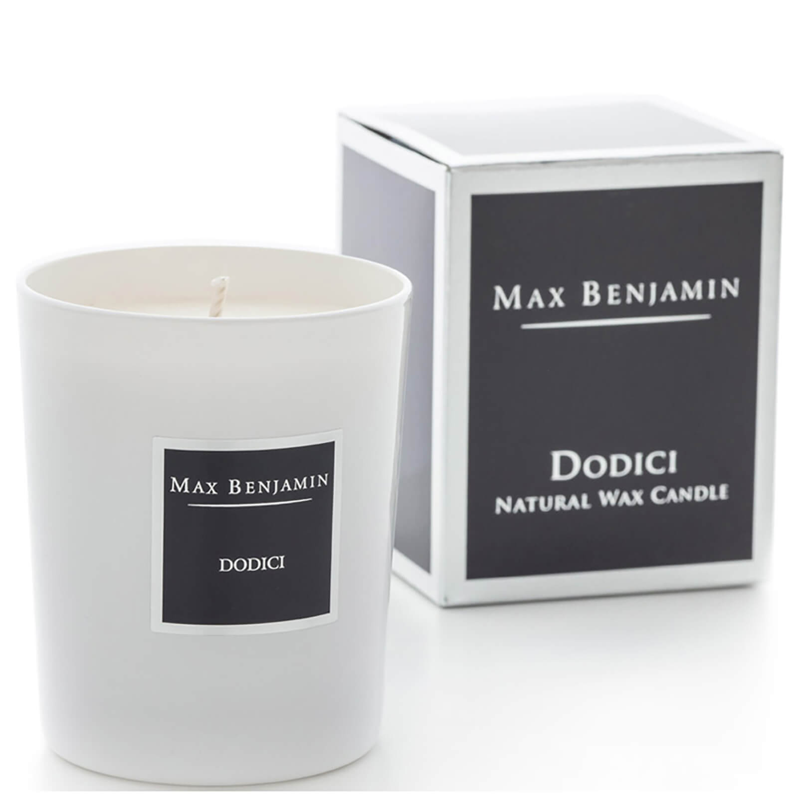 Max Benjamin Scented Glass Candle in Gift Box Dodici Coggles