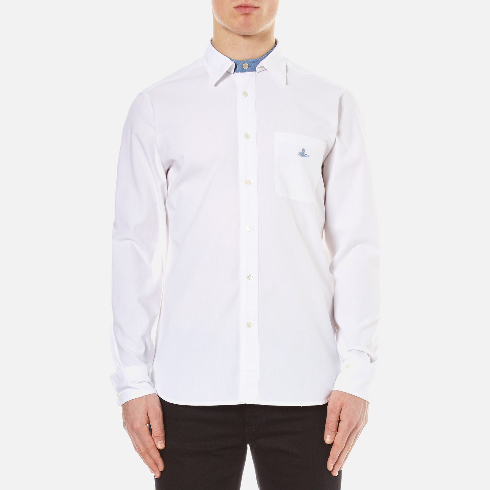 $ Vivienne Westwood Anglomania 長袖シャツ 42 Vivienne Westwood Anglomania Women's Chaos Shirt - Light