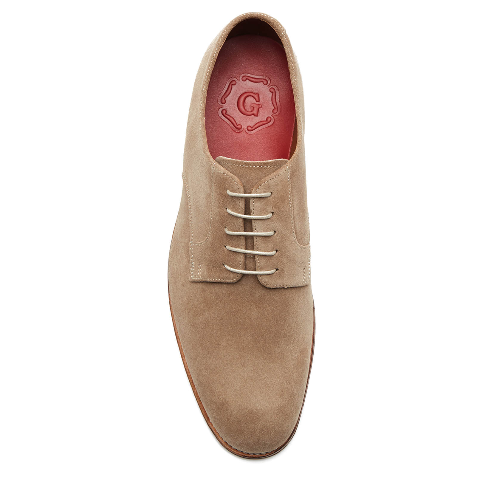 Grenson Men s Liam Suede Derby Shoes Cloud Coggles