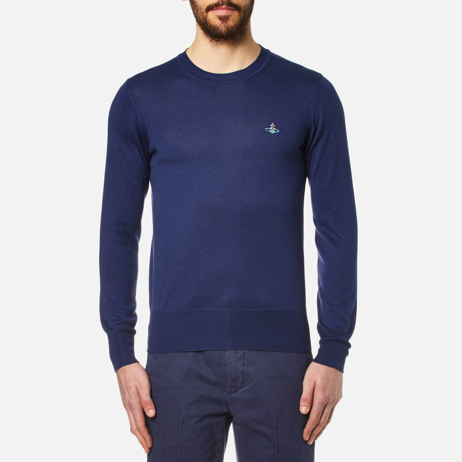 Navy vivienne westwood jumper best sale