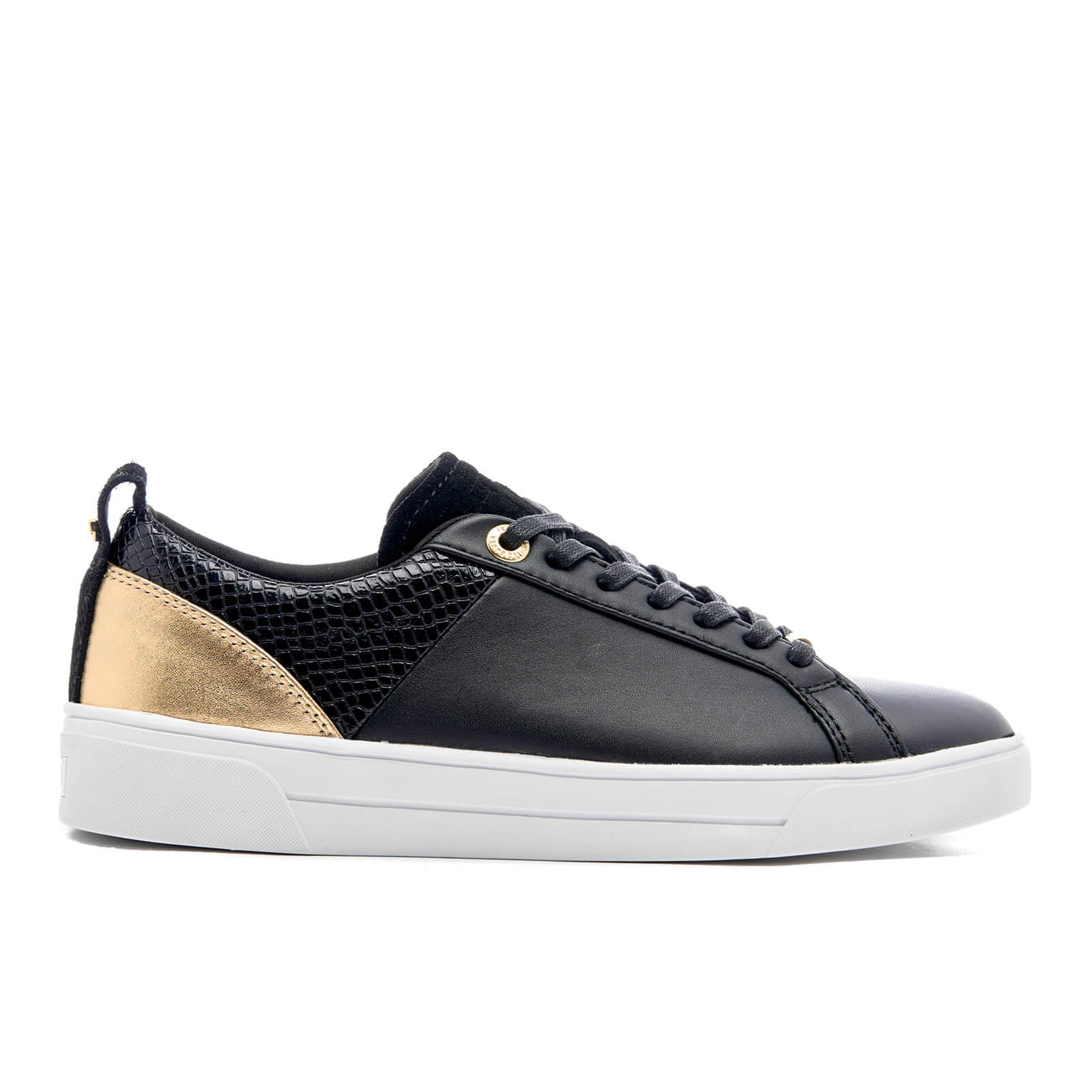 Ted baker sale gold trainers