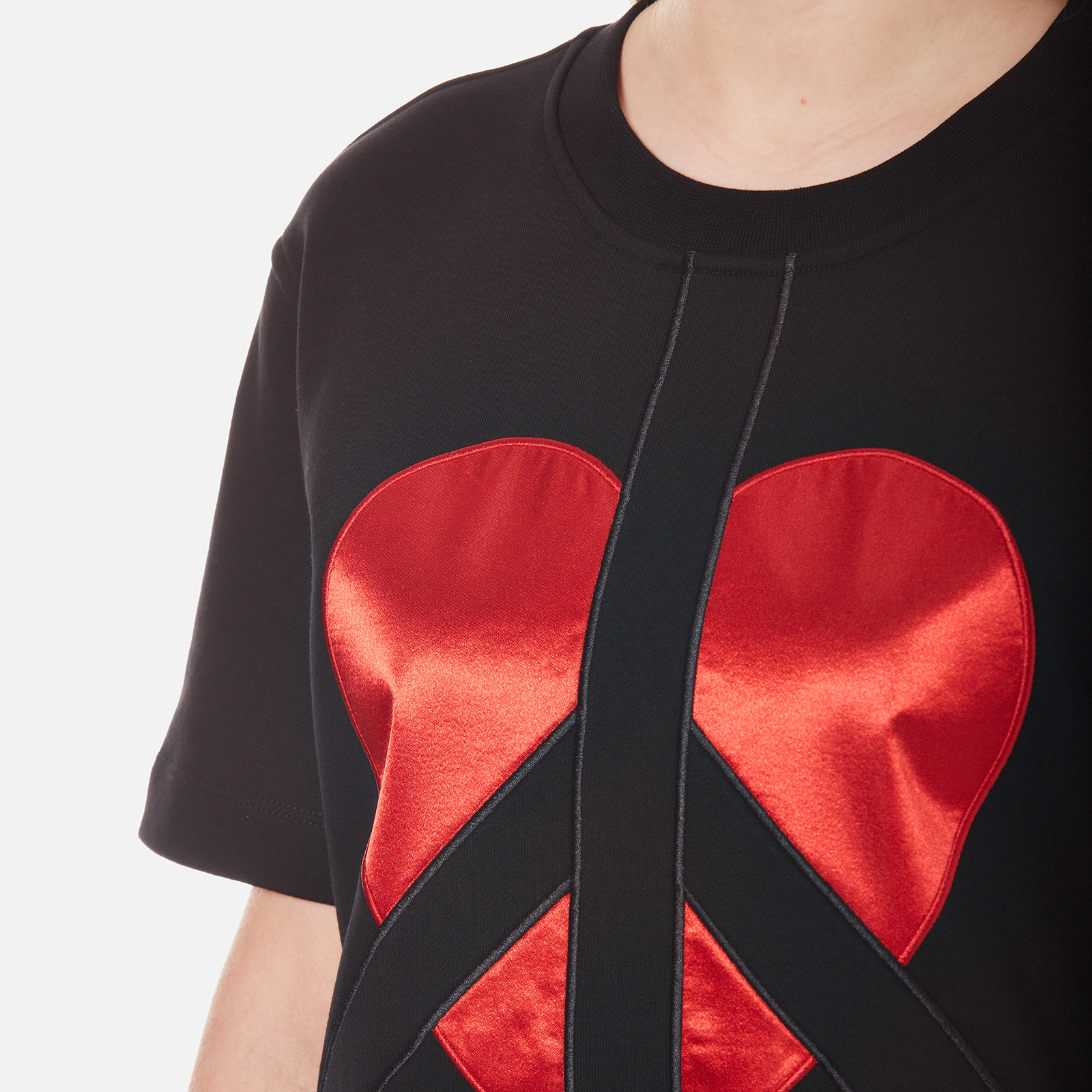 Love moschino heart sweatshirt top