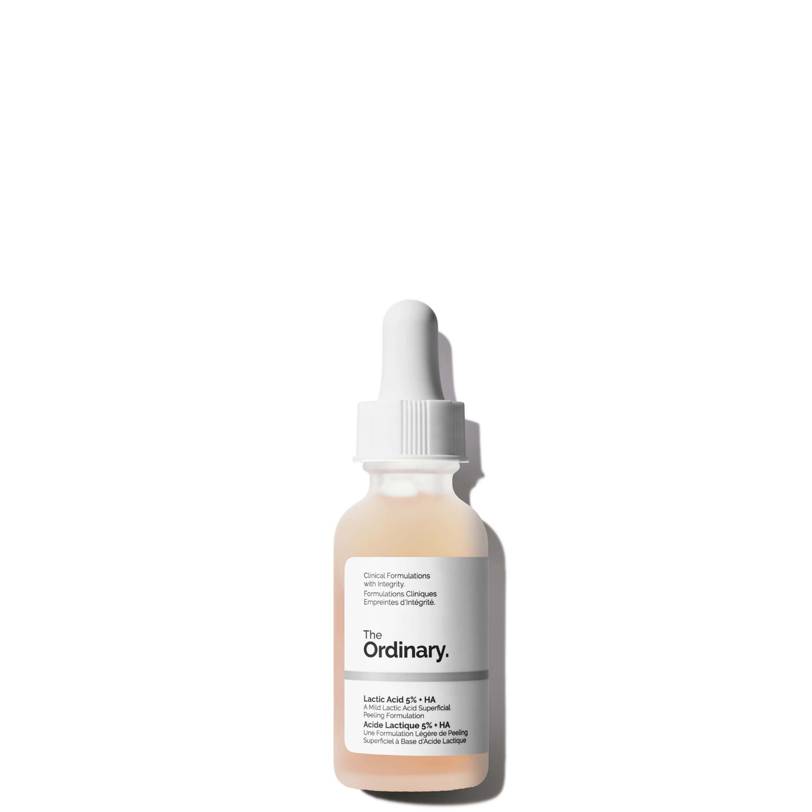 Fórmula exfoliante superficial de ácido láctico 5 % + HA 2 % de The Ordinary 30 ml