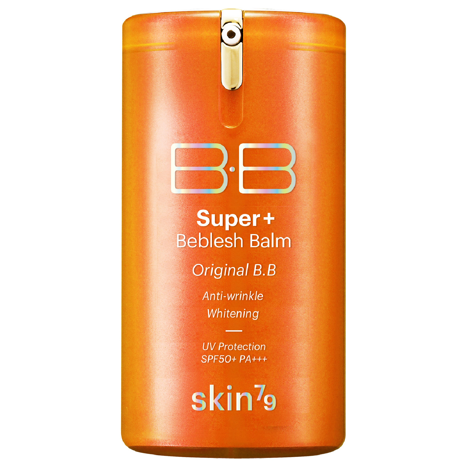Bálsamo Super Plus Beblesh de triple función con FPS 50+ PA+++ de Skin79 40 g - Orange